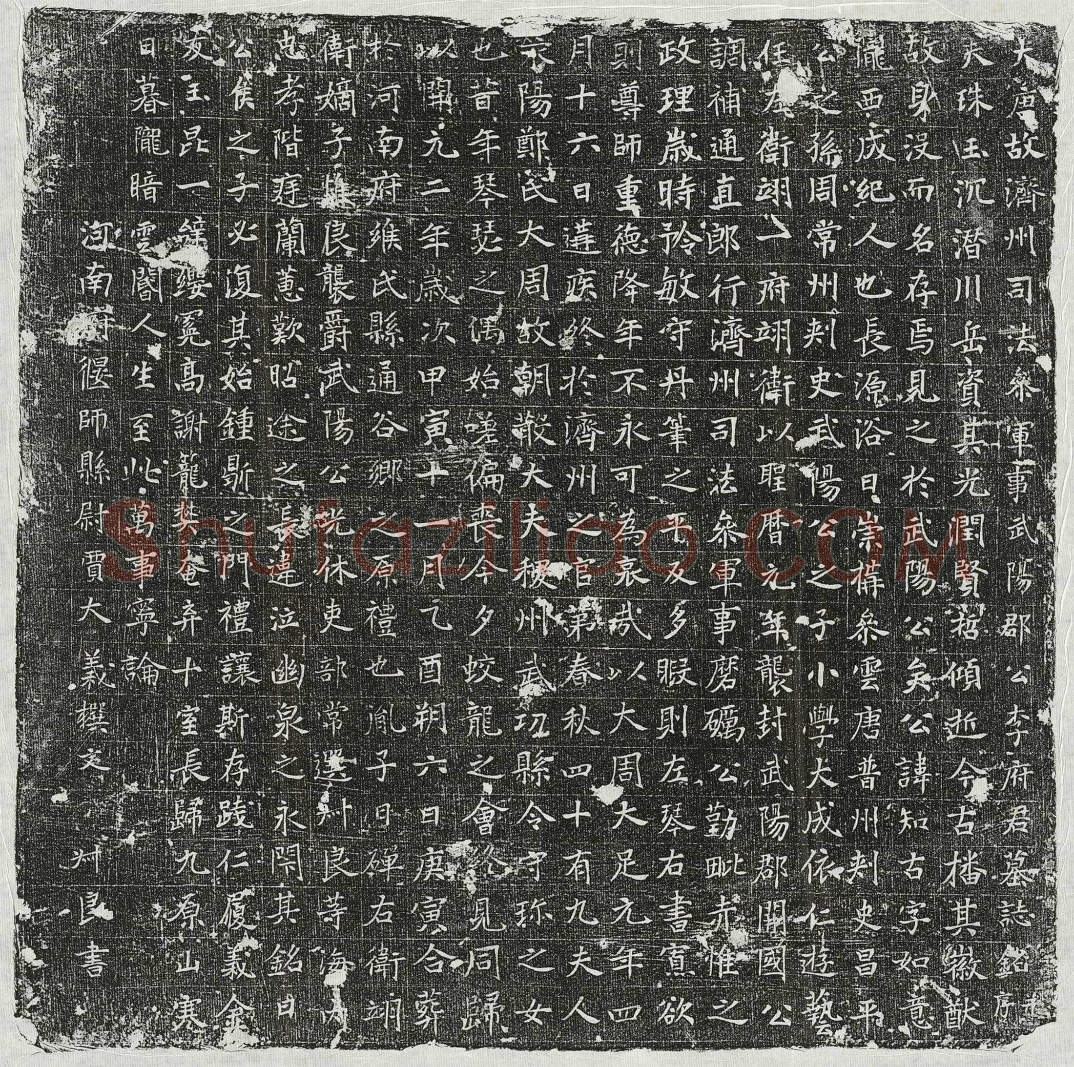 唐李知古墓誌(大唐故济州司法参军事武阳郡公李府君墓誌铭并序)