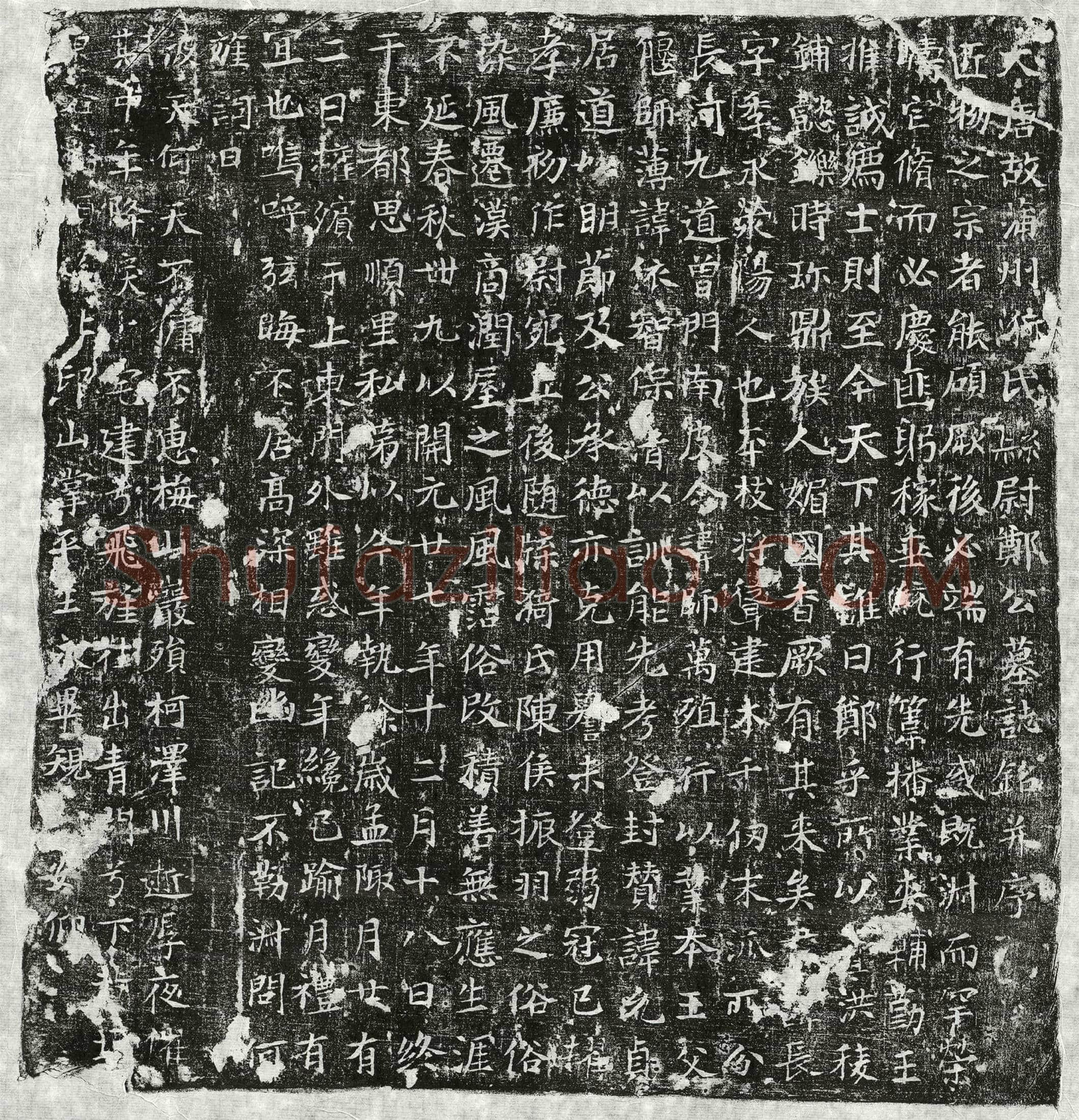 唐 郑长 墓誌