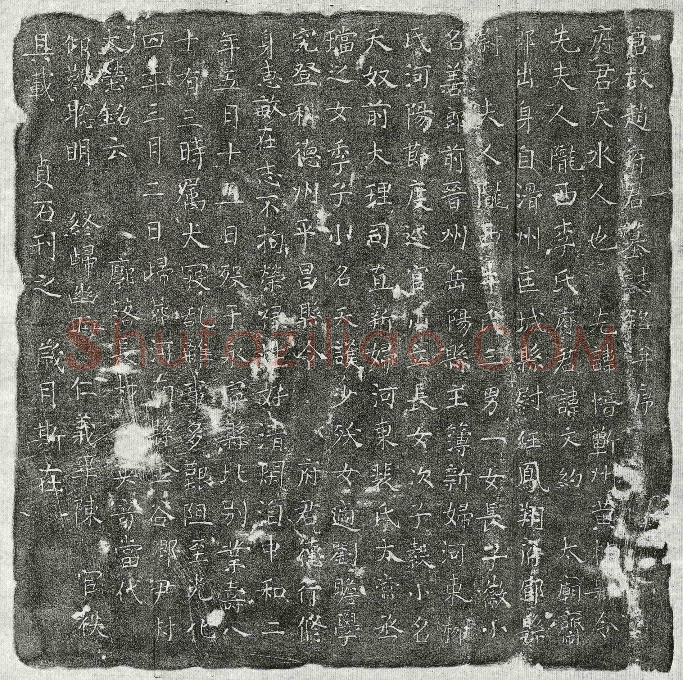 唐赵文约墓誌(唐故赵府君墓誌铭并序)