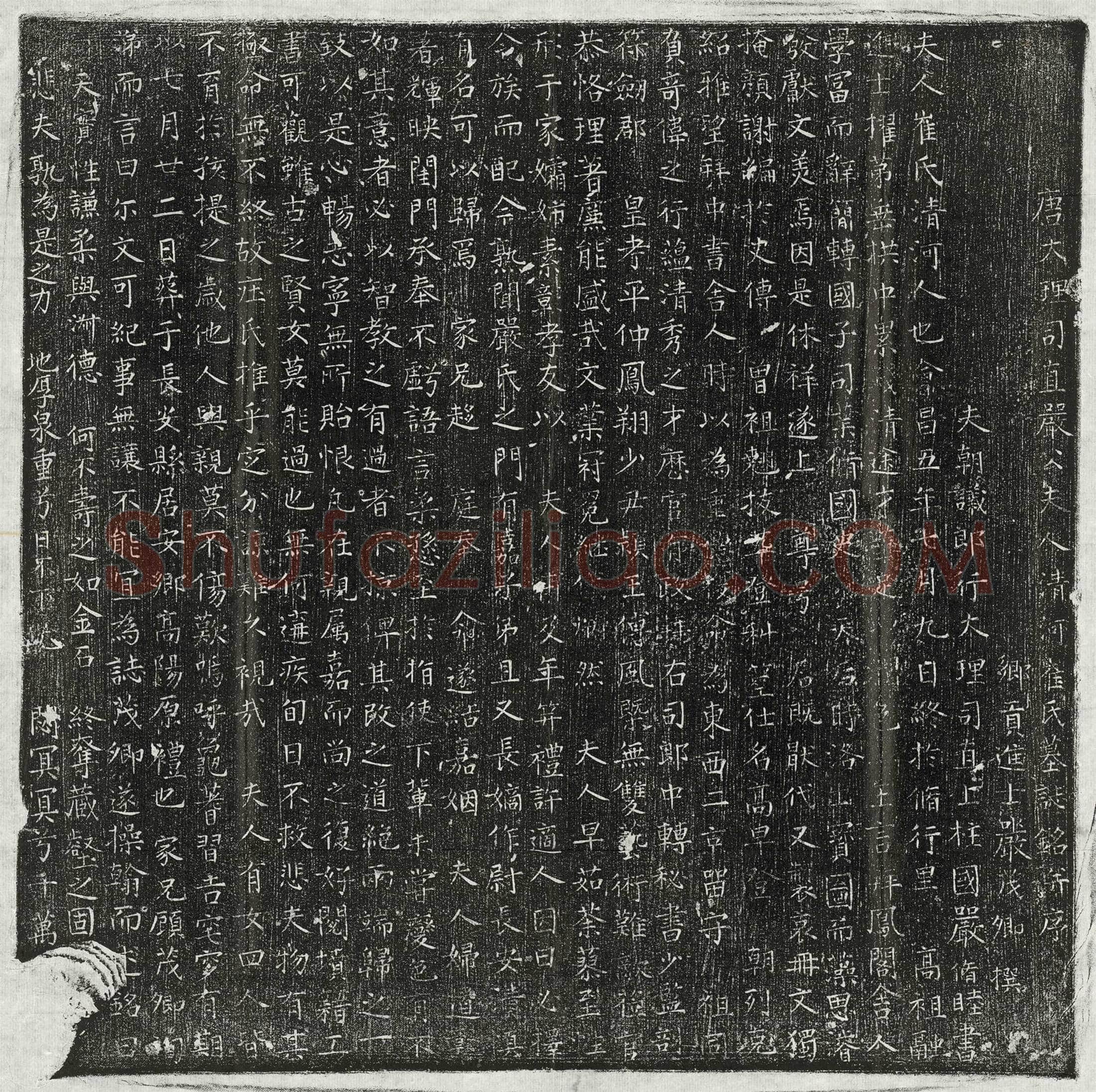 唐 严脩睦妻崔氏 墓誌
