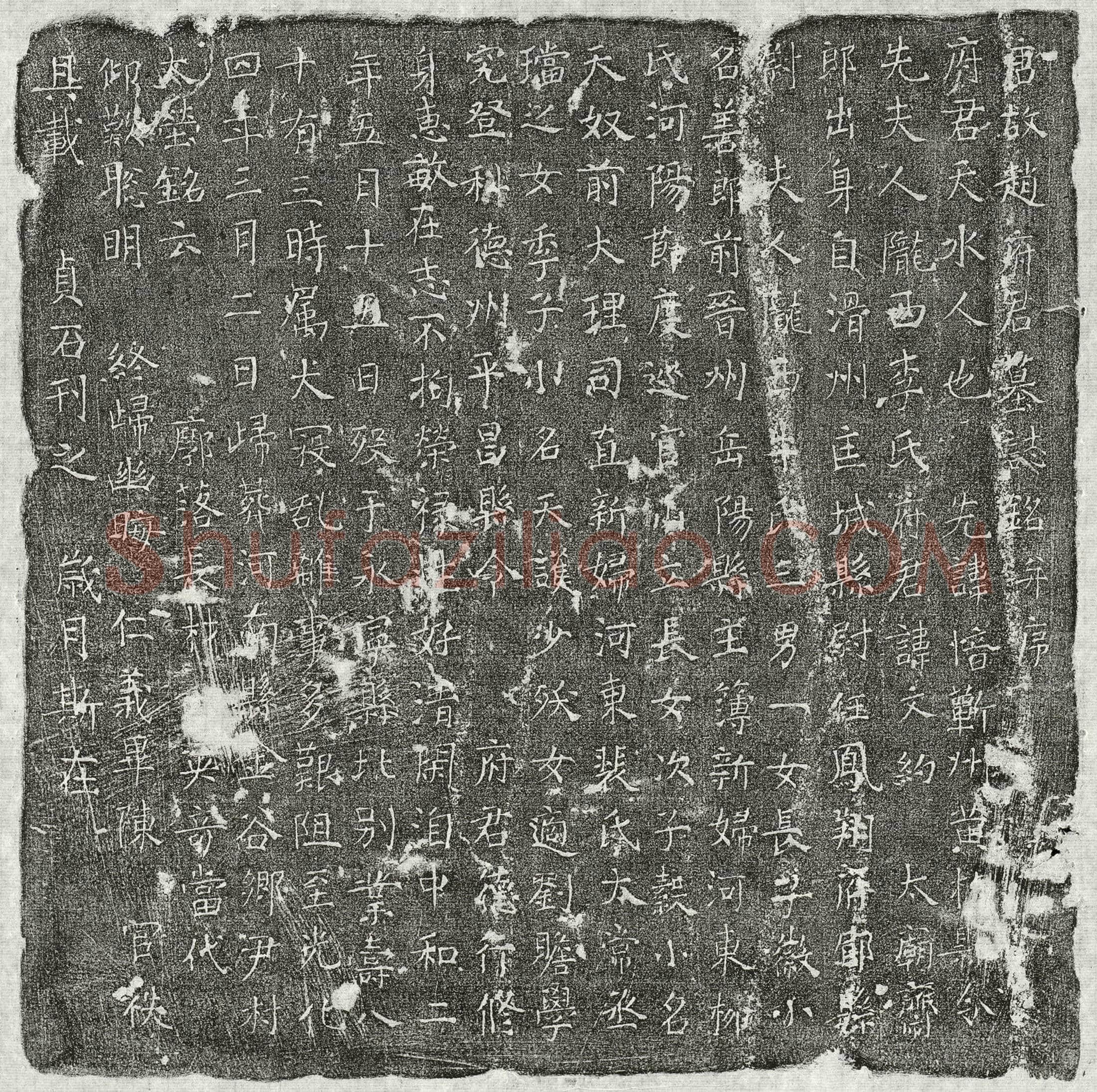 唐赵文约墓誌(唐故赵府君墓誌铭并序)