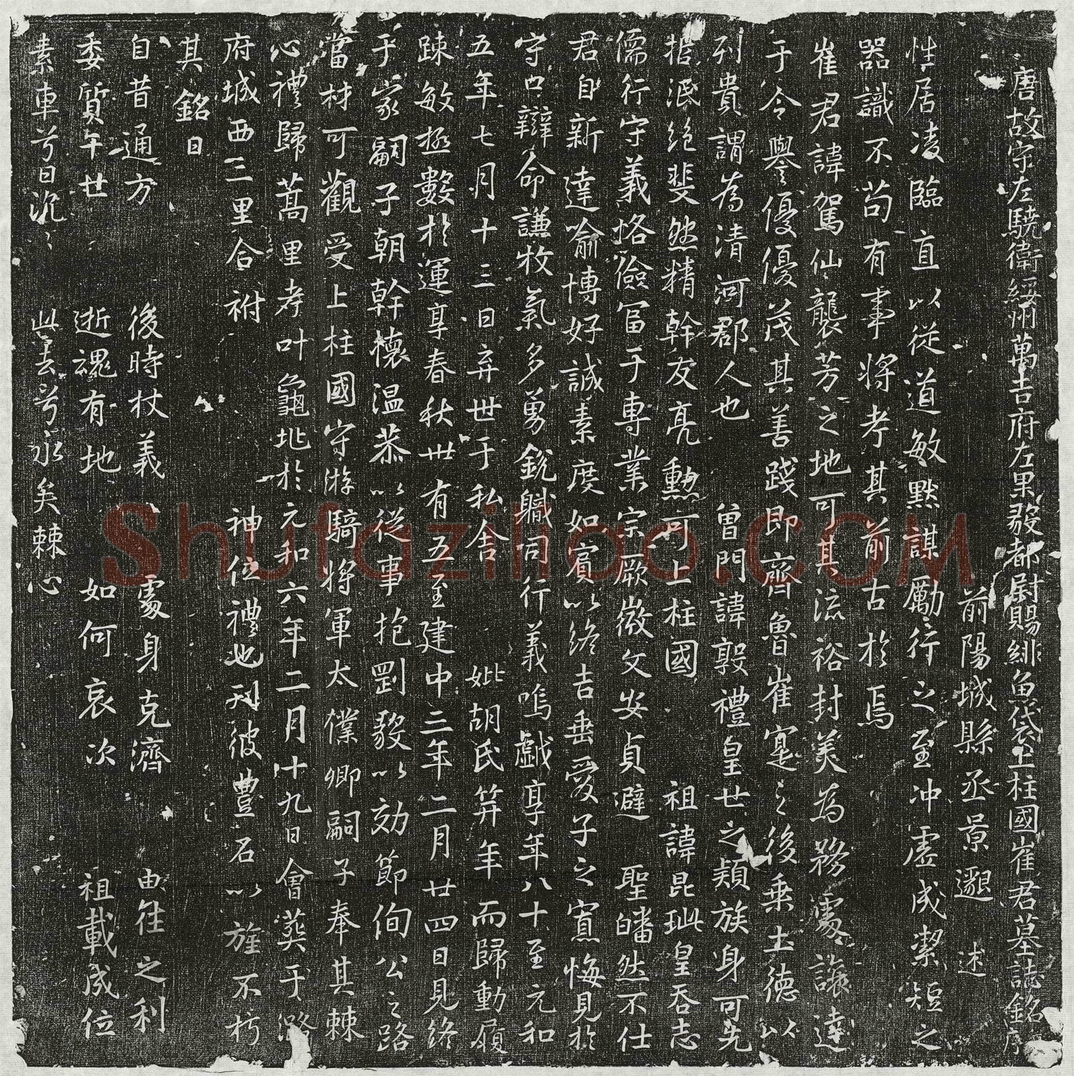 唐崔驾仙墓誌(唐故守左骁卫绥州万吉府左果毅都尉赐绯鱼袋上柱国崔君墓誌铭并序)