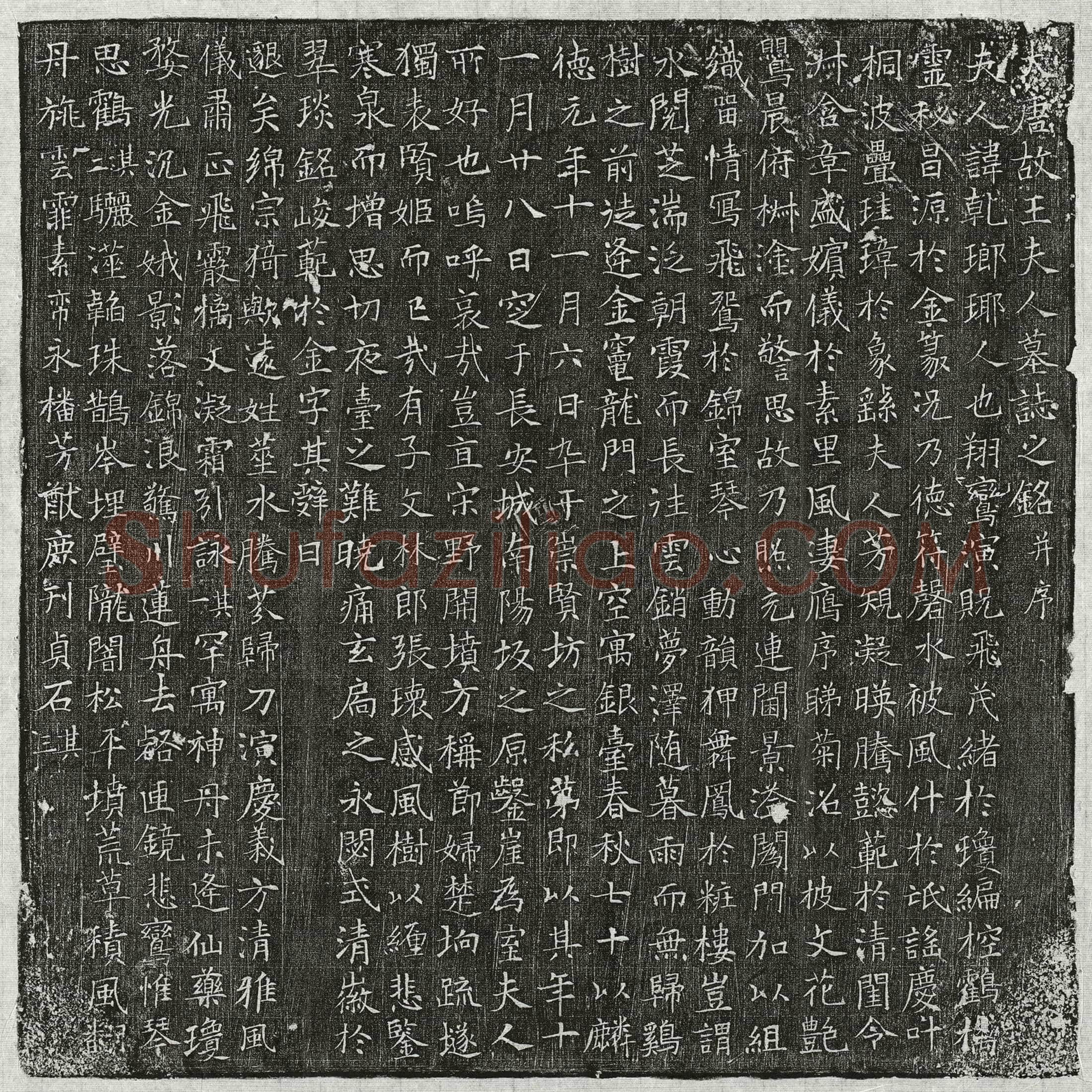 唐张瓌母王乾墓誌(大唐故王夫人墓誌之铭并序)