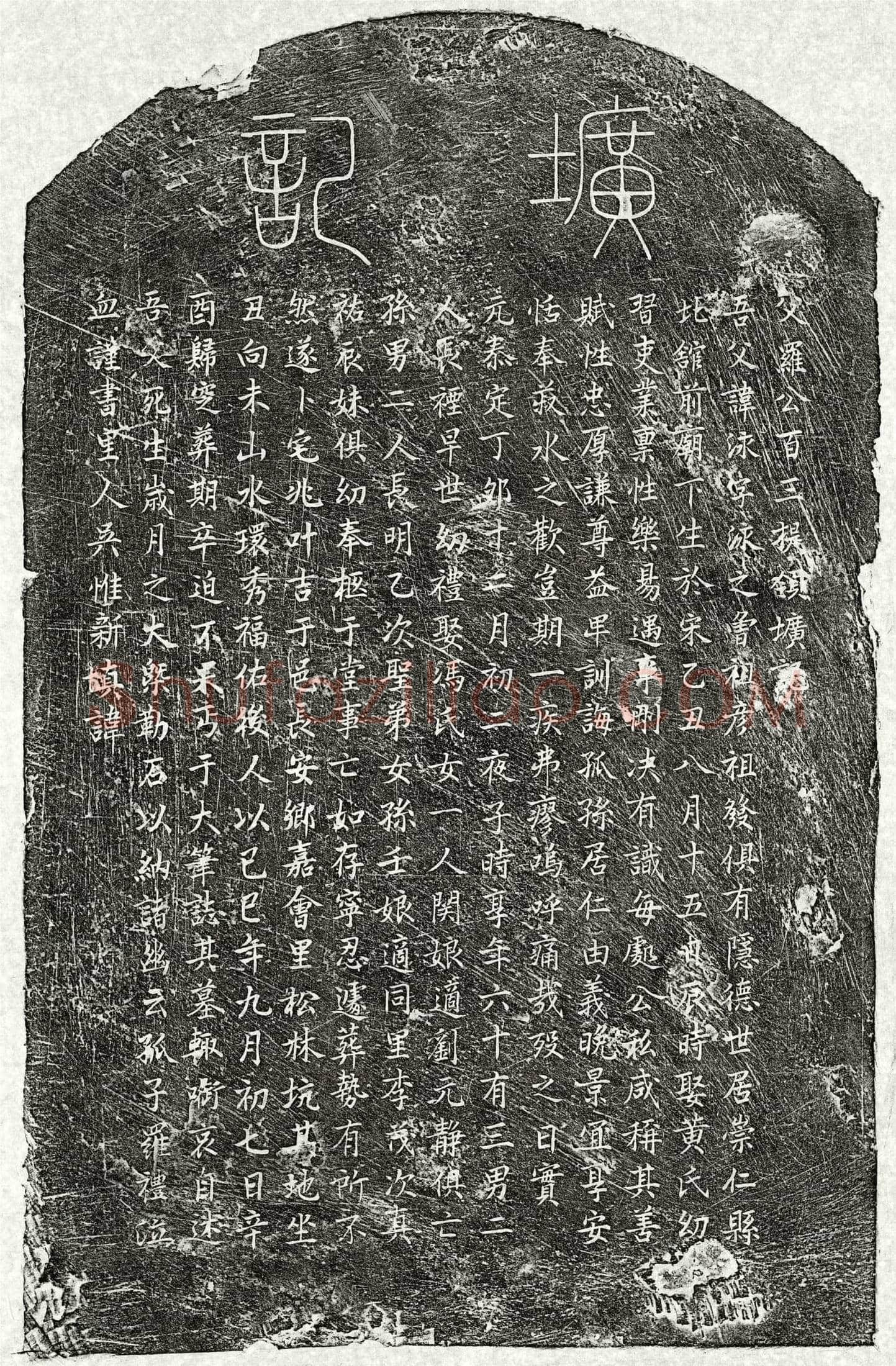 元 罗泳 墓誌