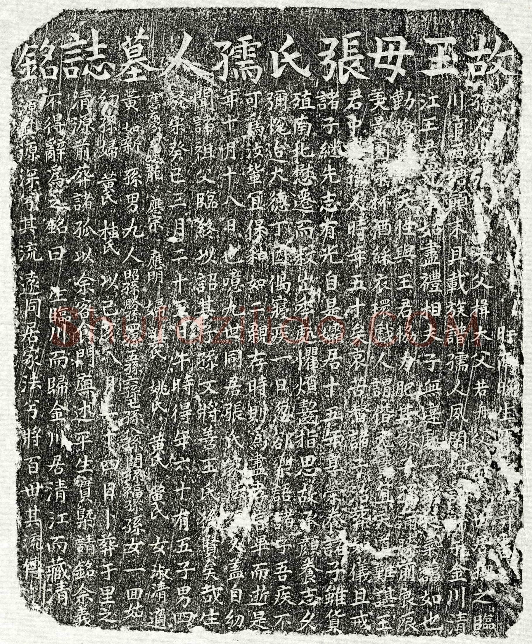 元 王兴礼妻张氏 墓誌