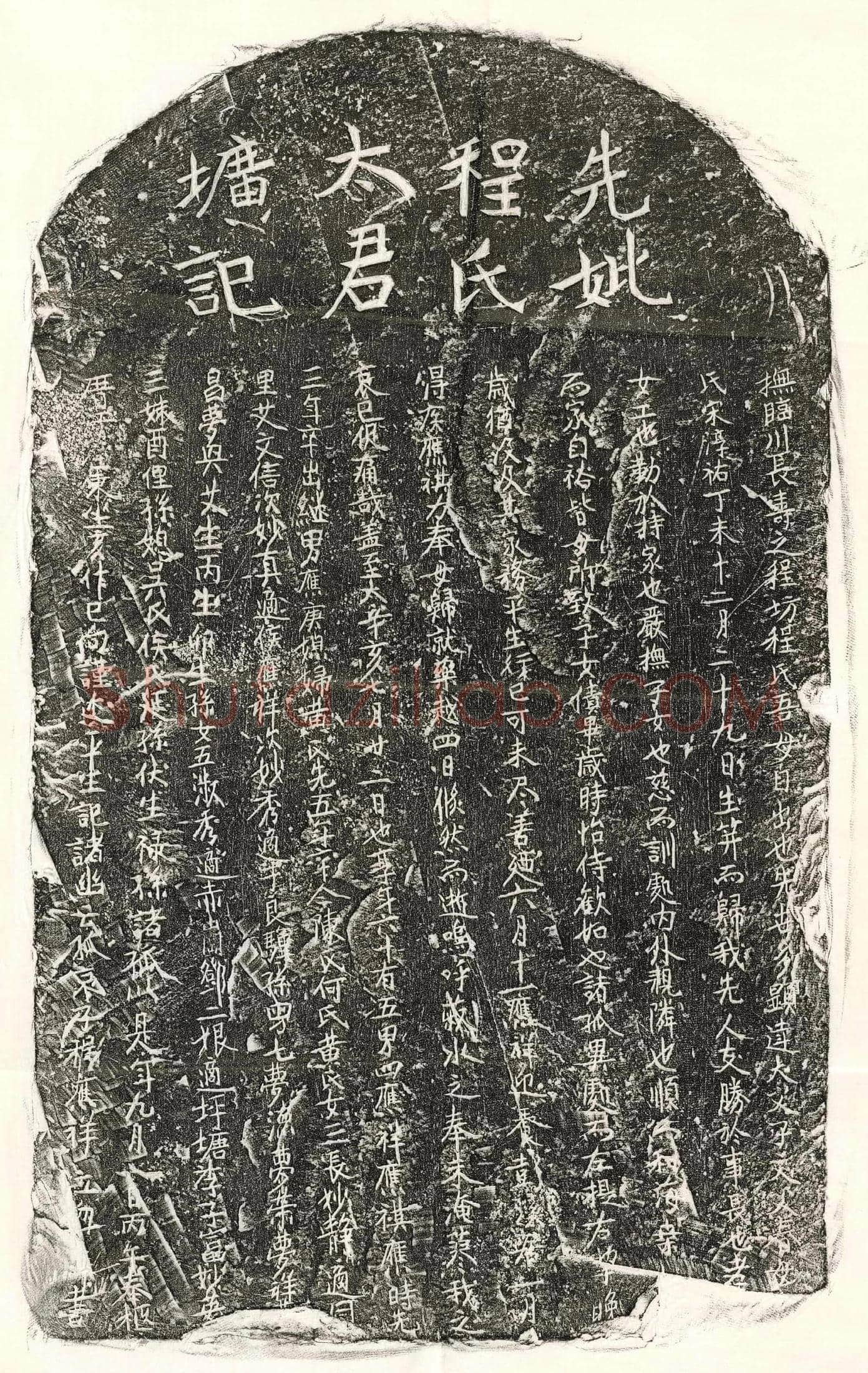 元 程应祥母程氏 墓誌