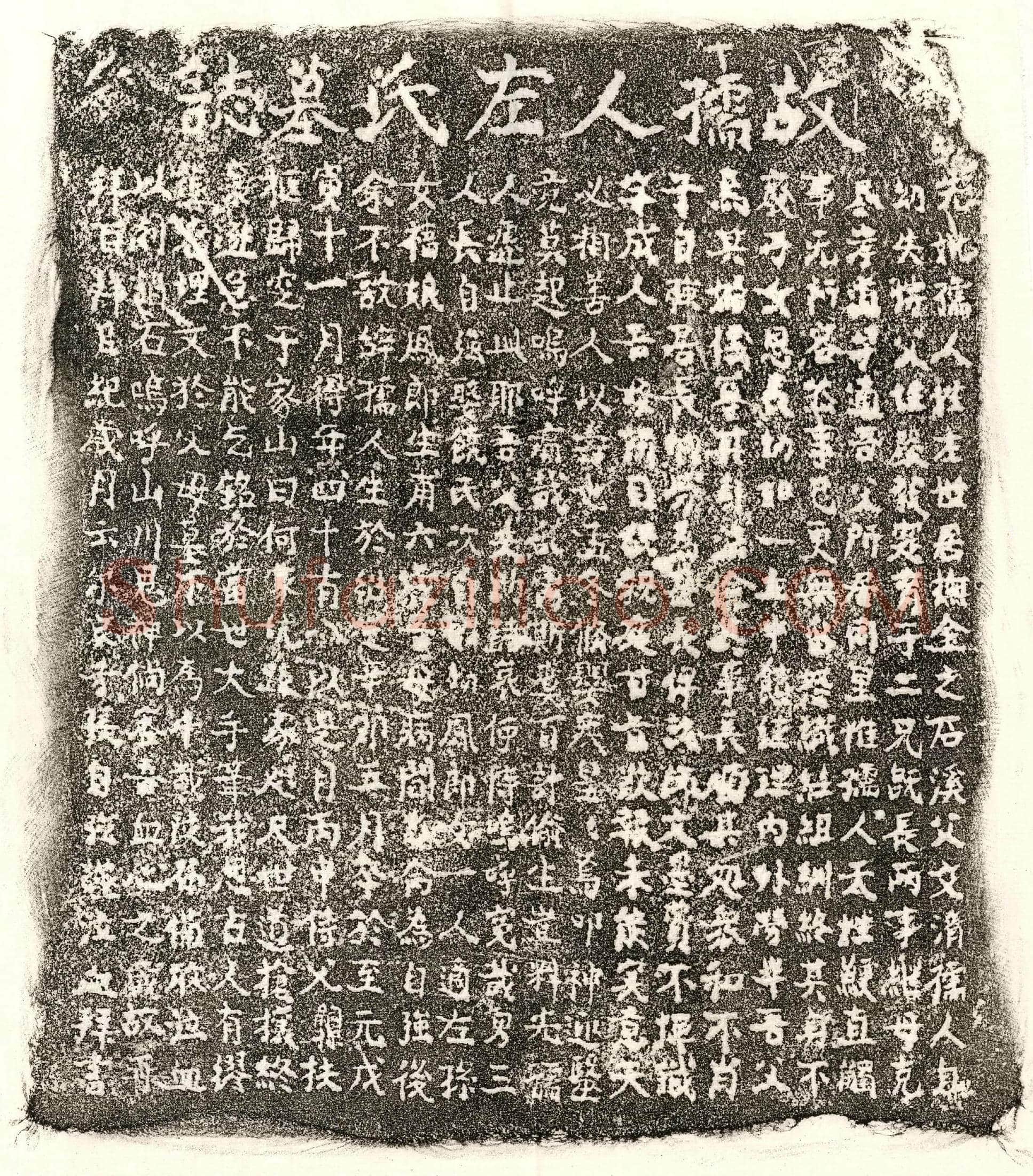 元 张嗣孙妻左氏 墓誌