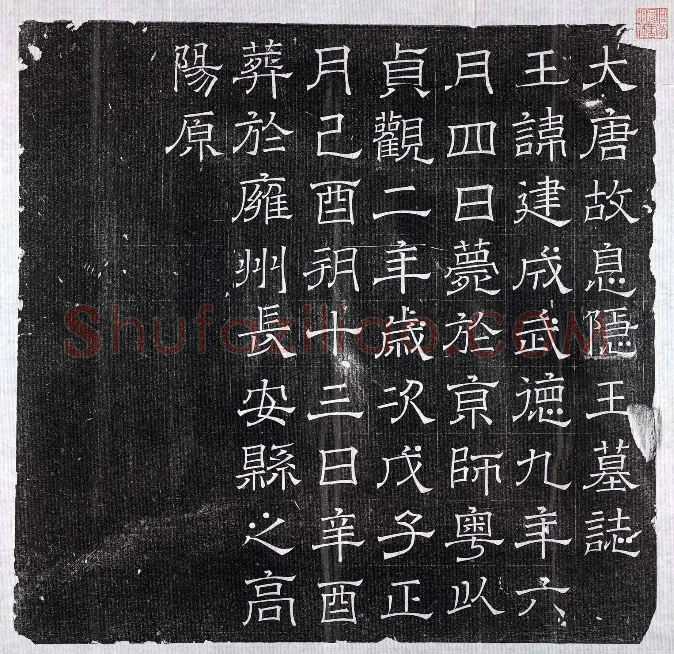 唐 李建成 墓誌