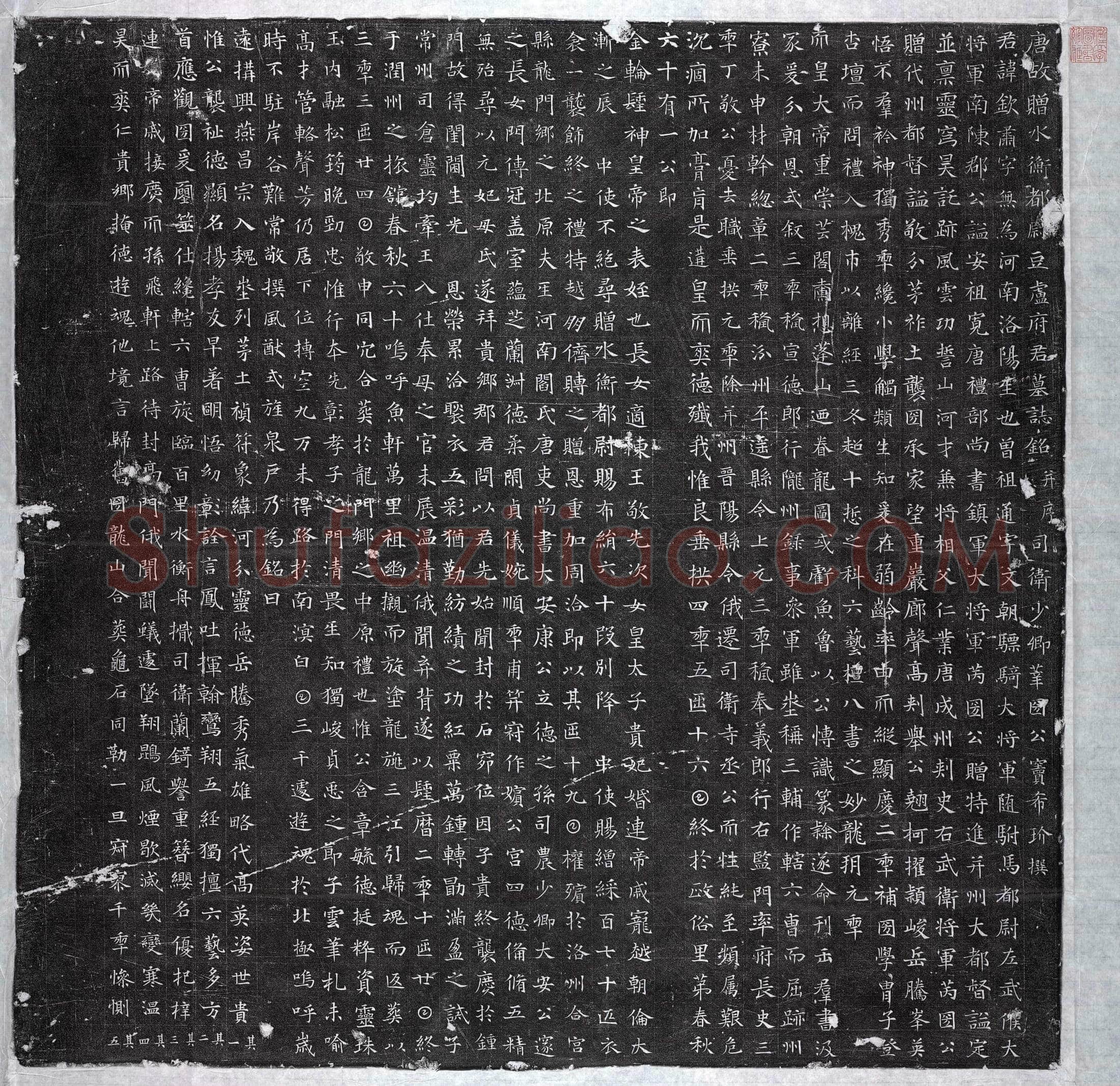 唐 豆卢钦肃 墓誌