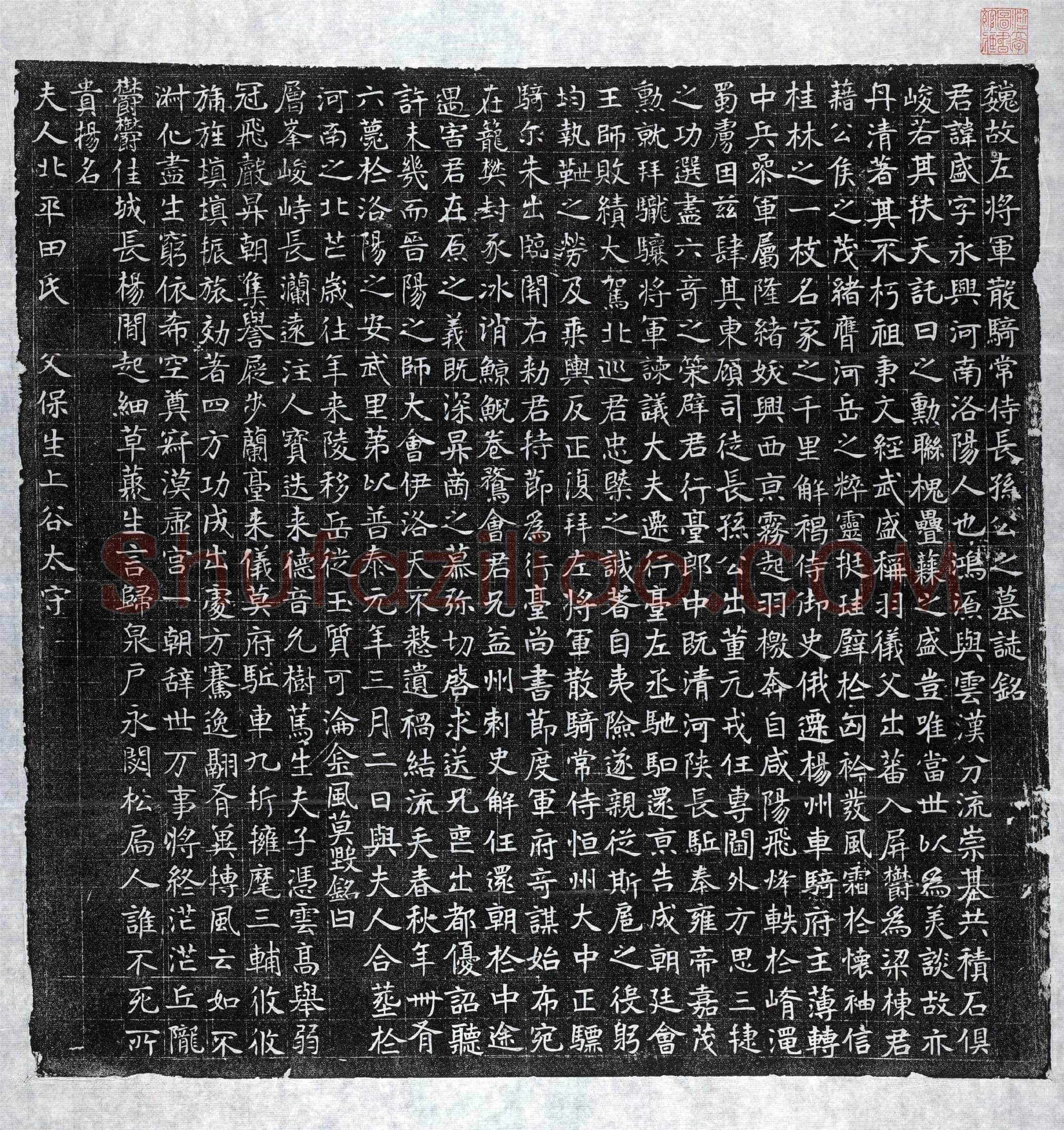 北朝长孙盛墓誌(魏故左将军散骑常侍长孙公之墓誌铭)