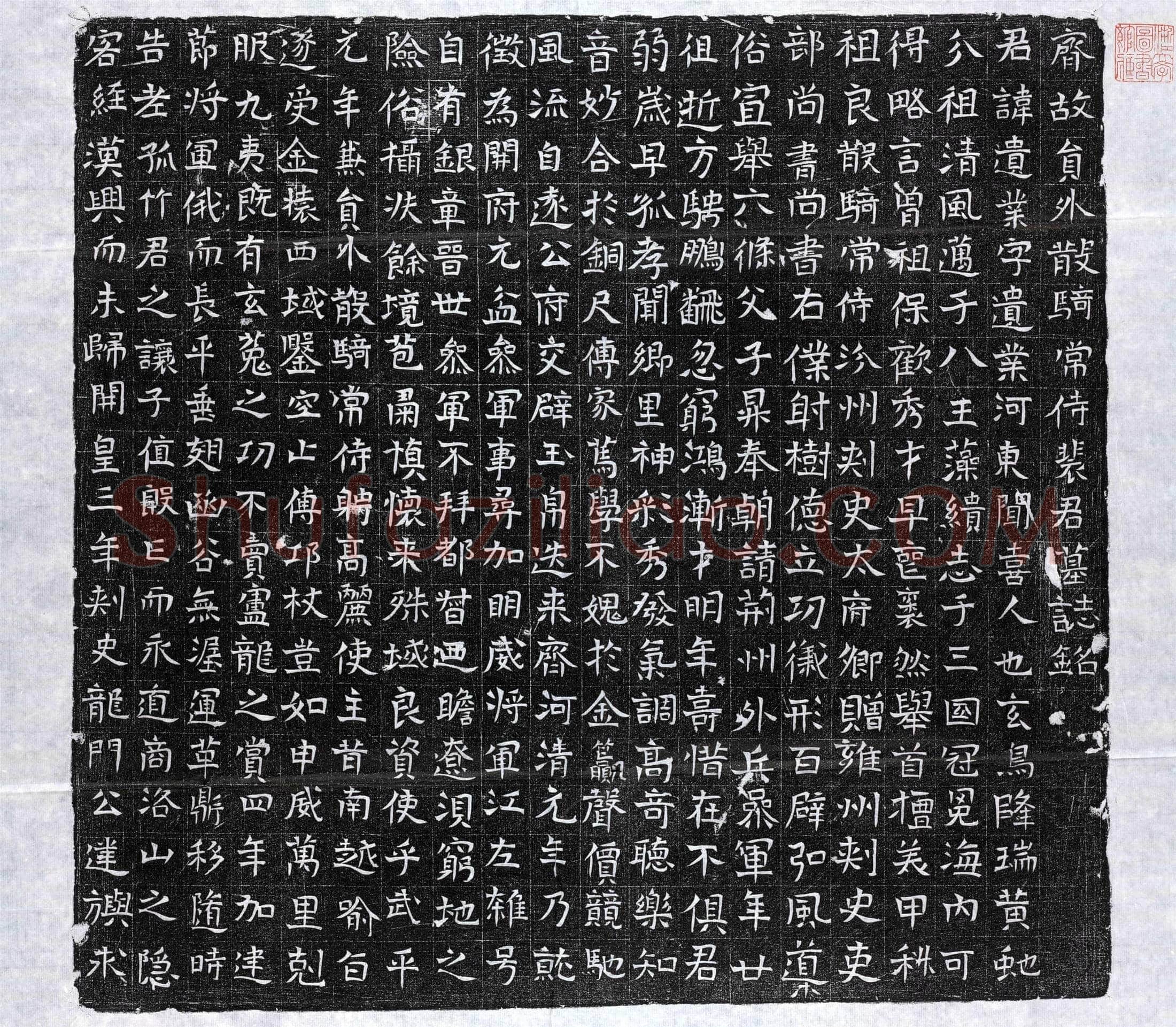 隋 裴遗业 墓誌