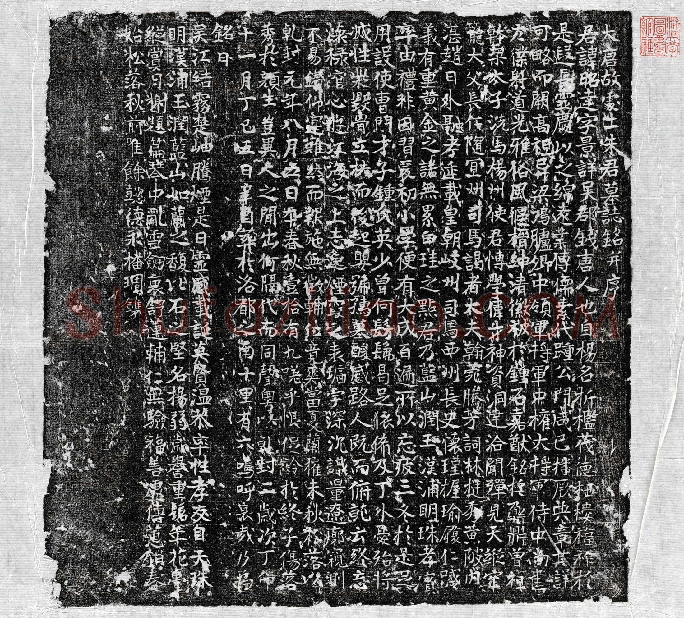 唐朱昭达墓誌(大唐故处士朱君墓誌铭并序)