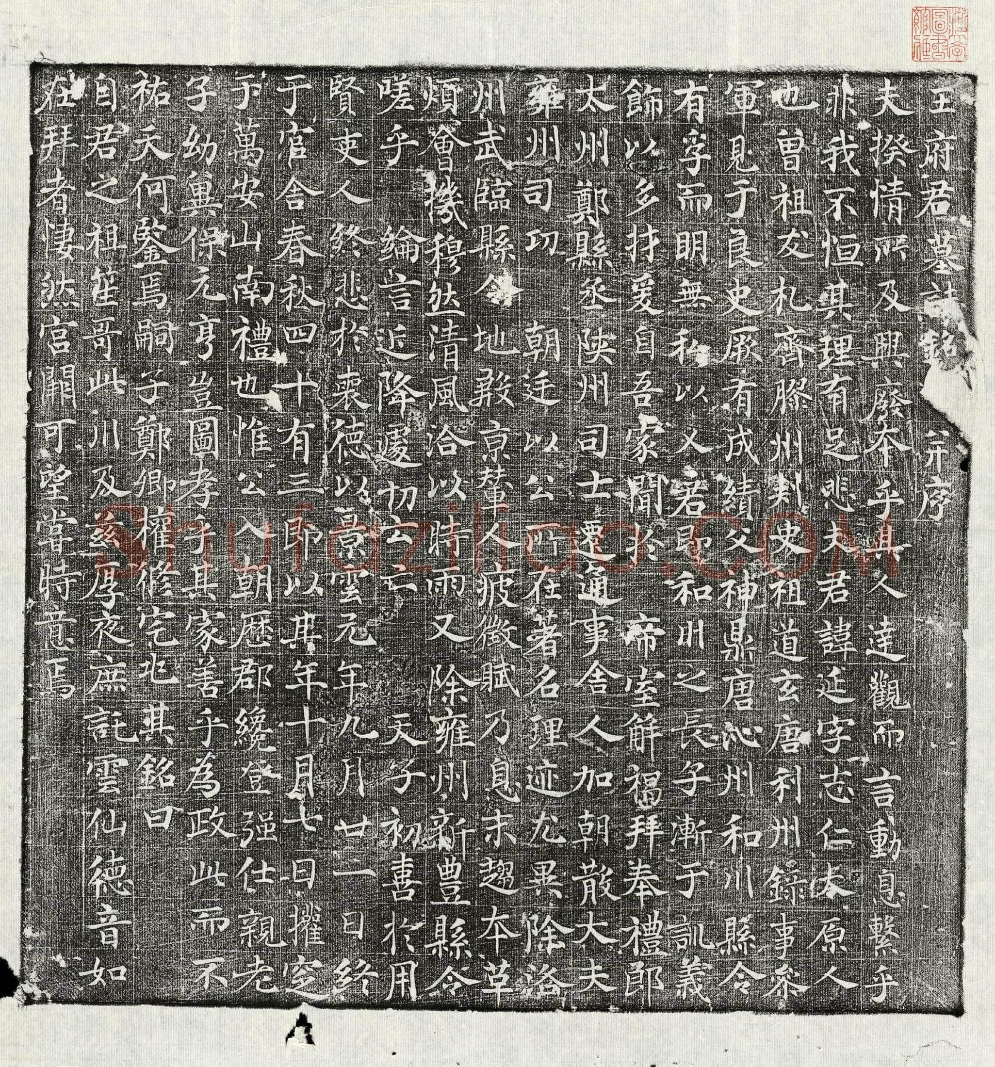 唐王延墓誌(王府君墓誌铭并序)