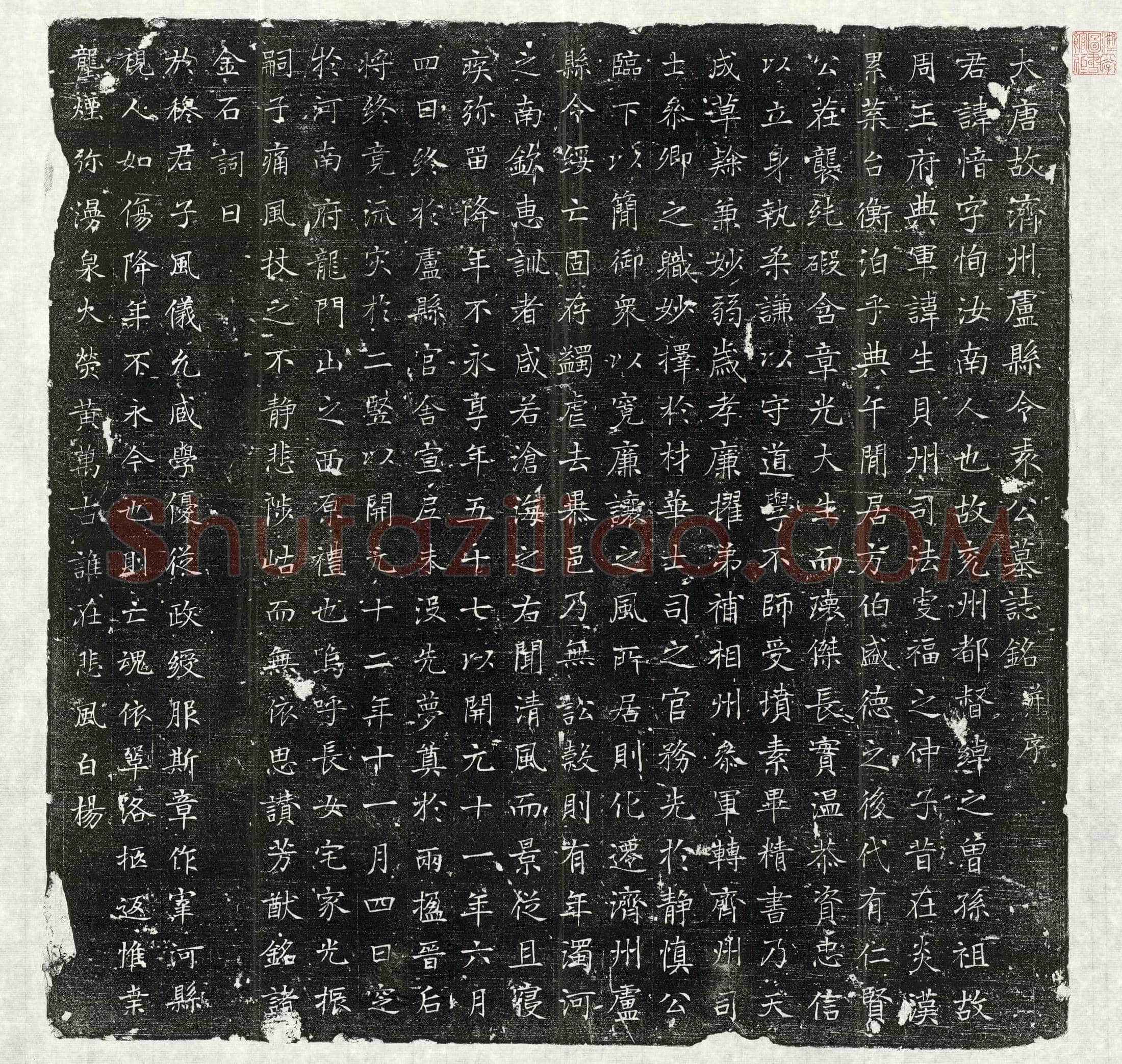 唐 韦嘉善 墓誌