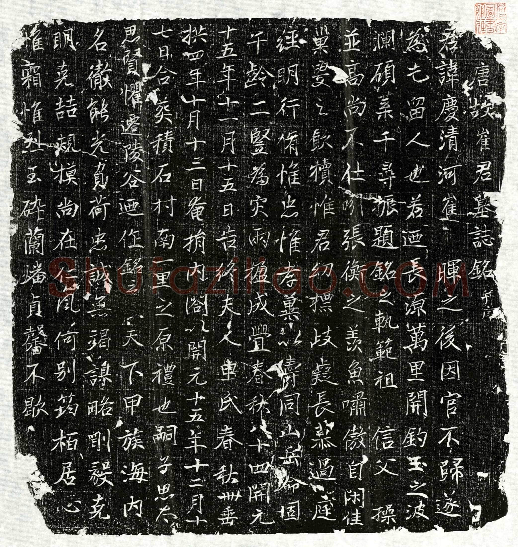 唐 韦嘉善 墓誌