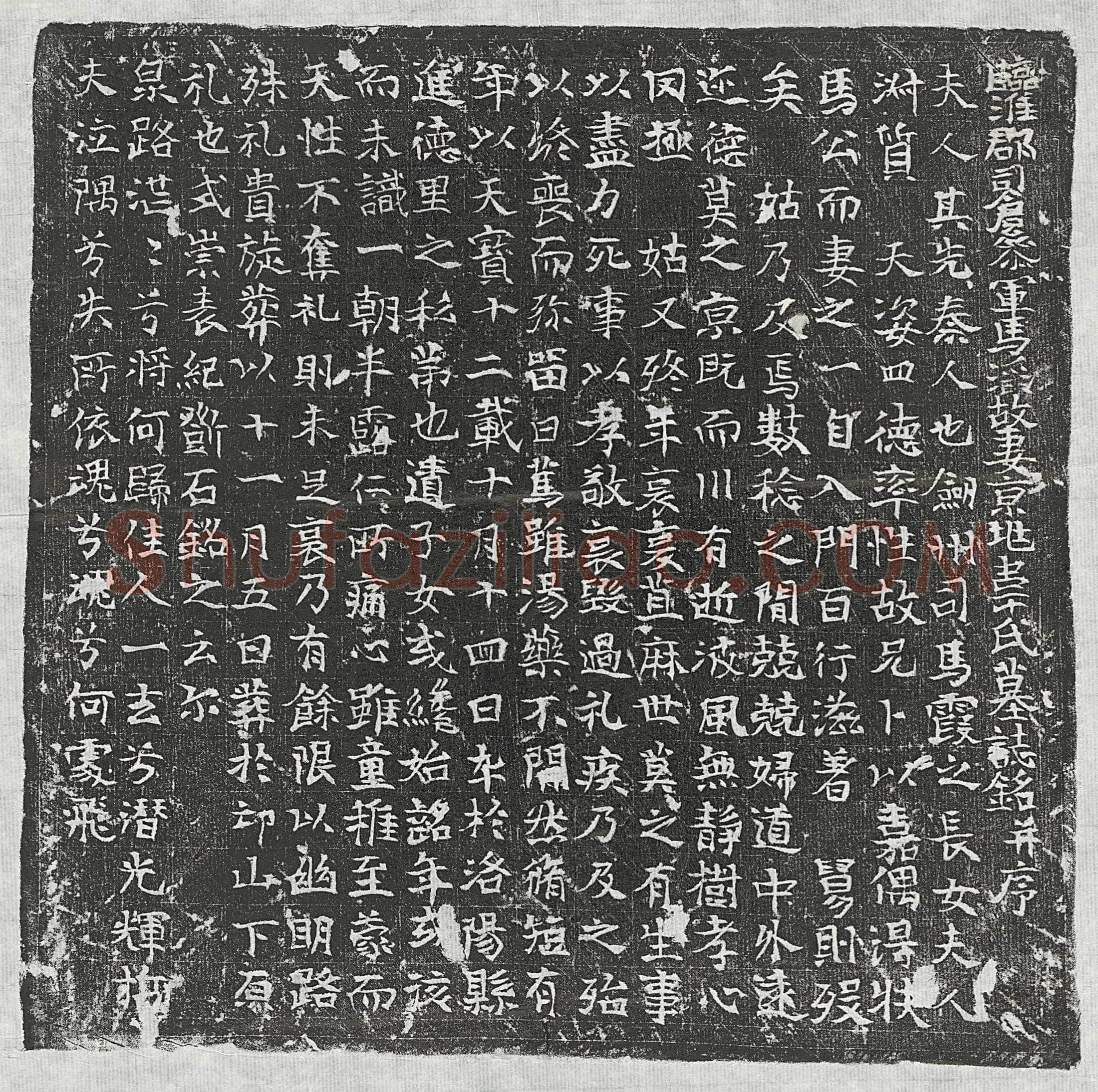 唐马滔妻韦氏墓誌(临淮郡司仓参军马滔故妻京兆韦氏墓誌铭并序)