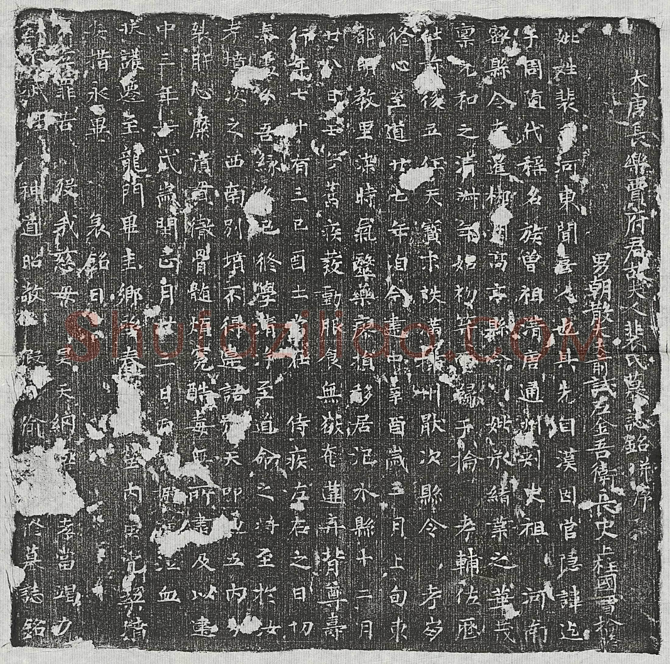 唐 张少悌妻刘鸿 墓誌