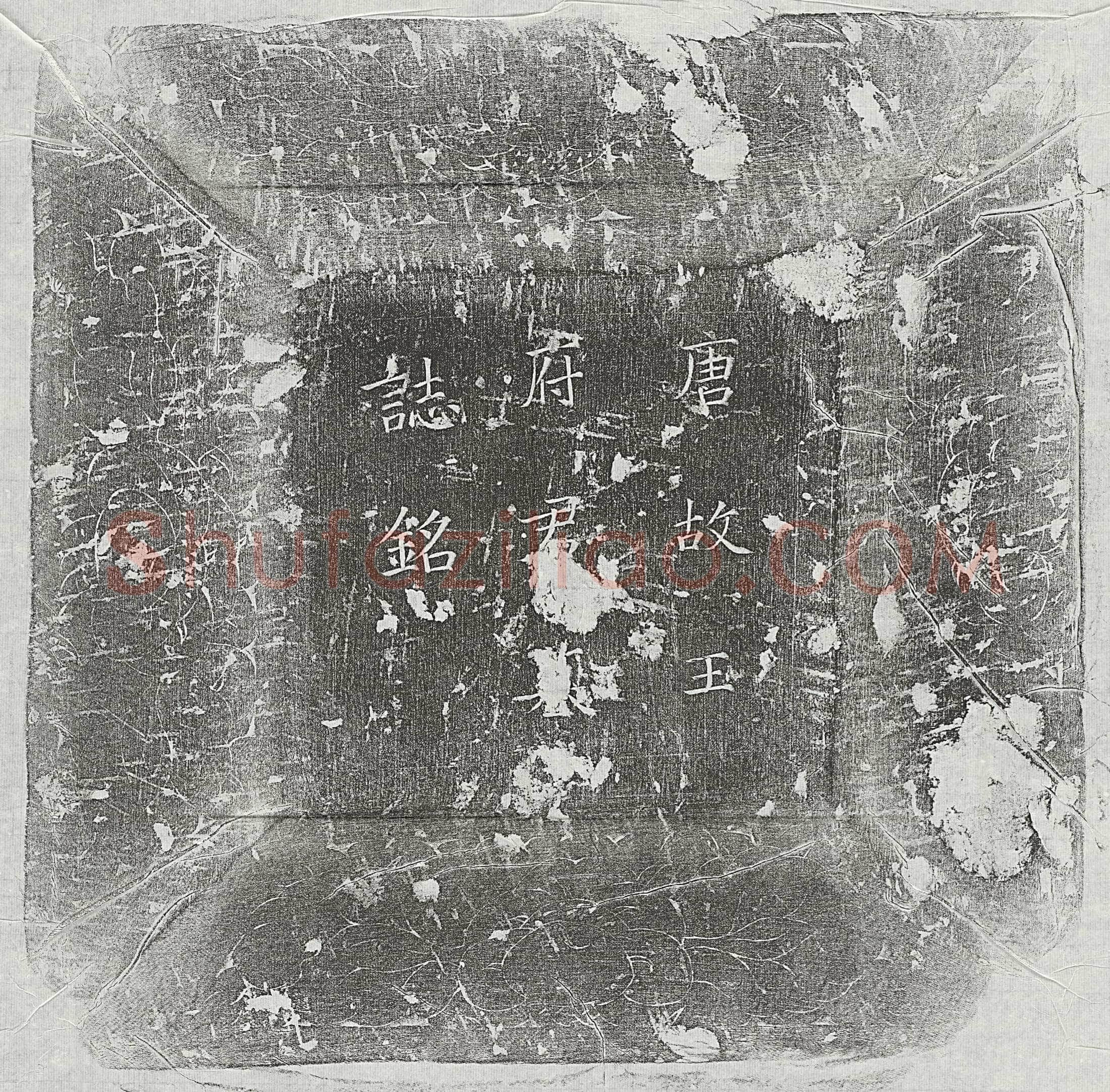 唐王清遐墓誌(唐故高士瑯琊王公墓誌铭并序)