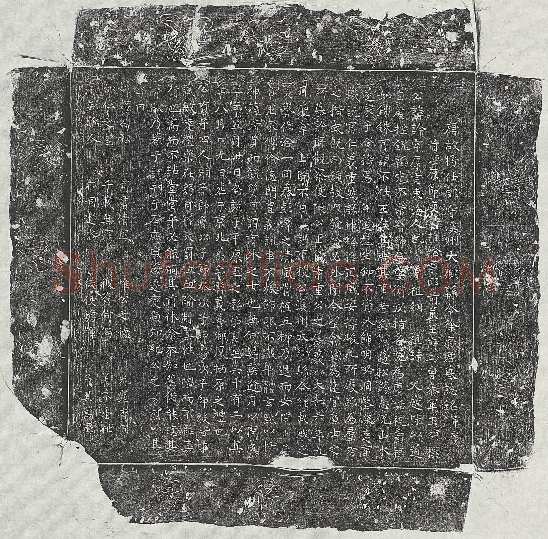 唐 王无悔妻蒋氏 墓誌