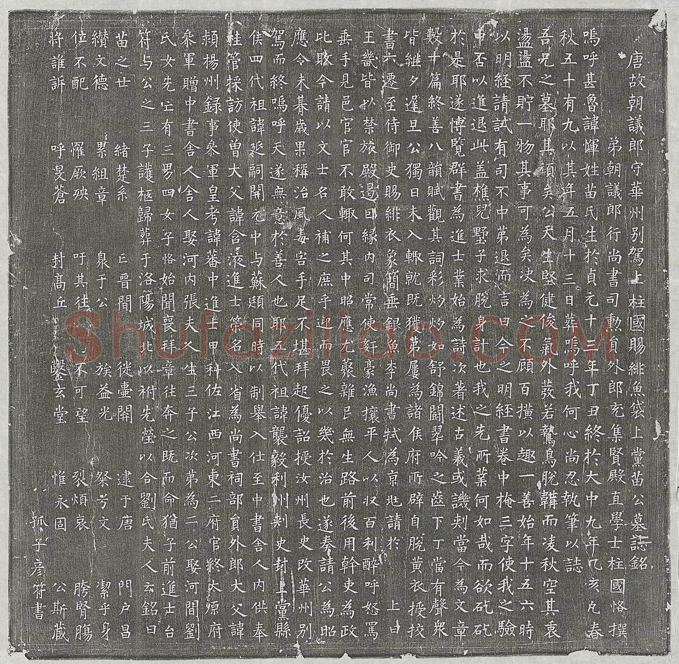 唐 秦弘济 墓誌