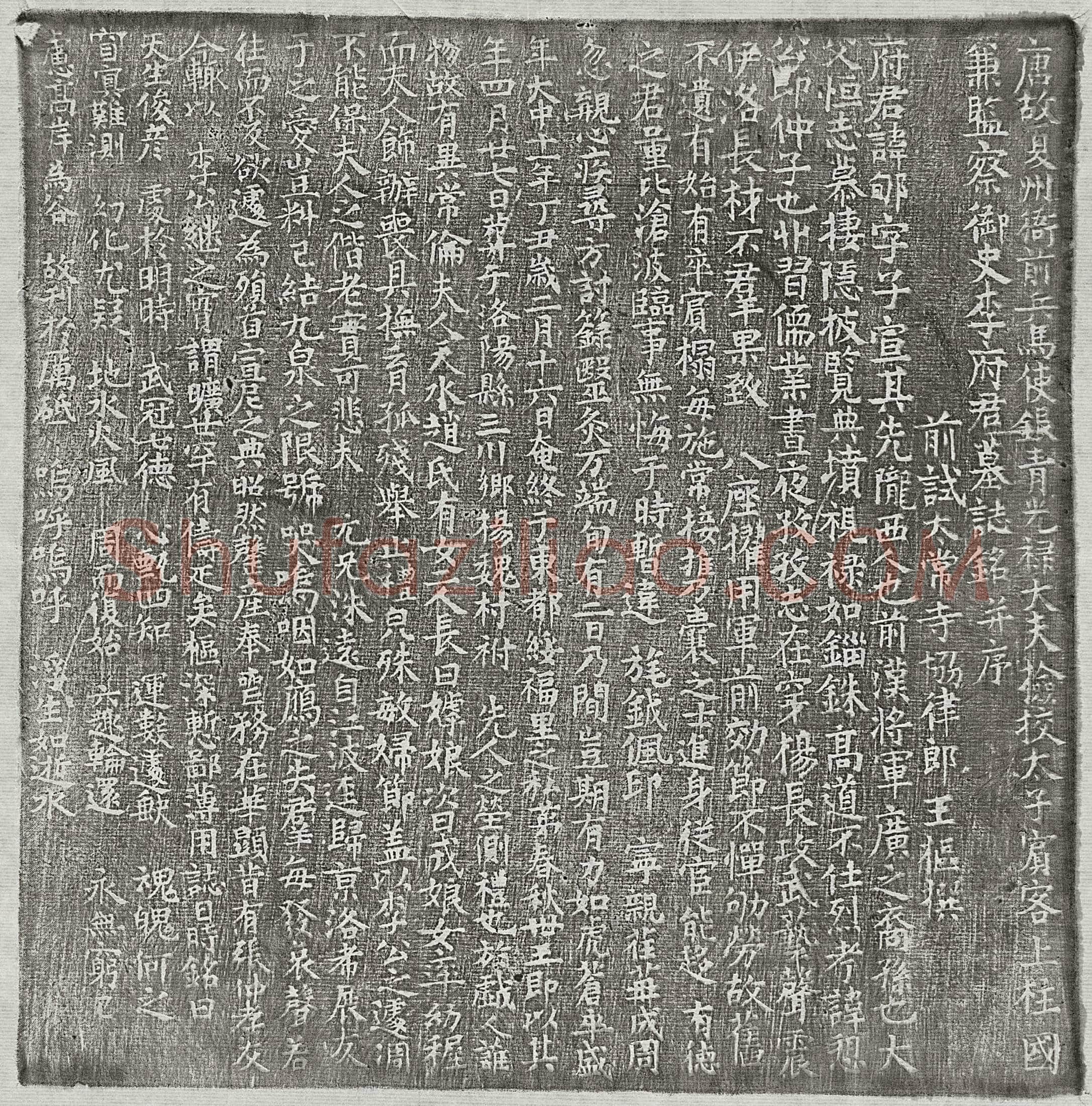 唐 李毗妻卢子宜 墓誌