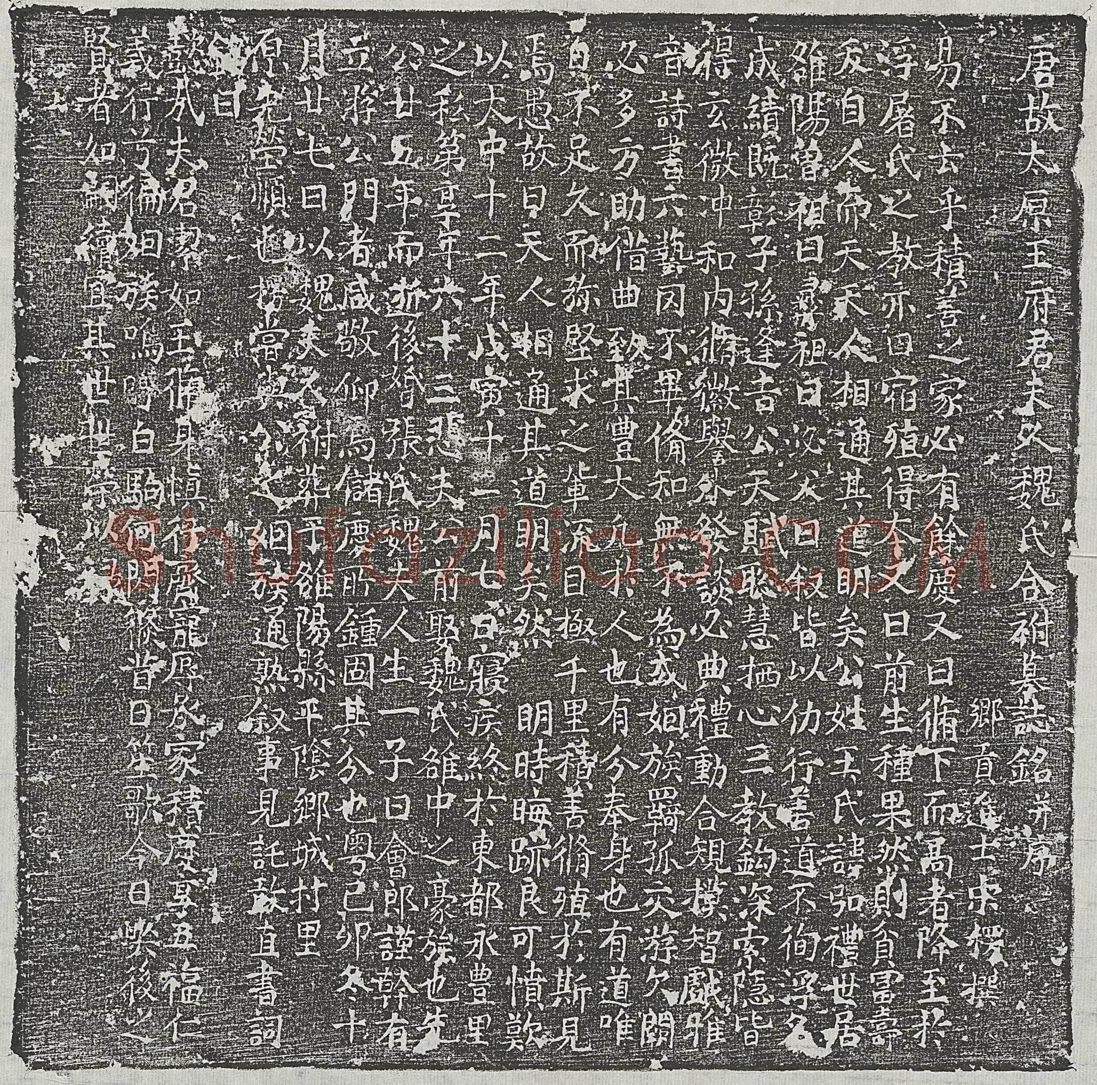 唐 苗绠妻李褐 墓誌