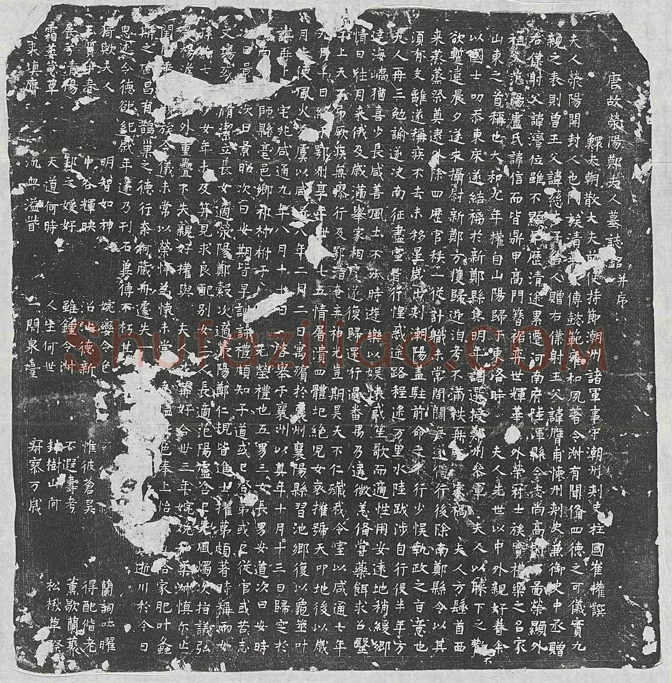 唐 郑彦猷 墓誌