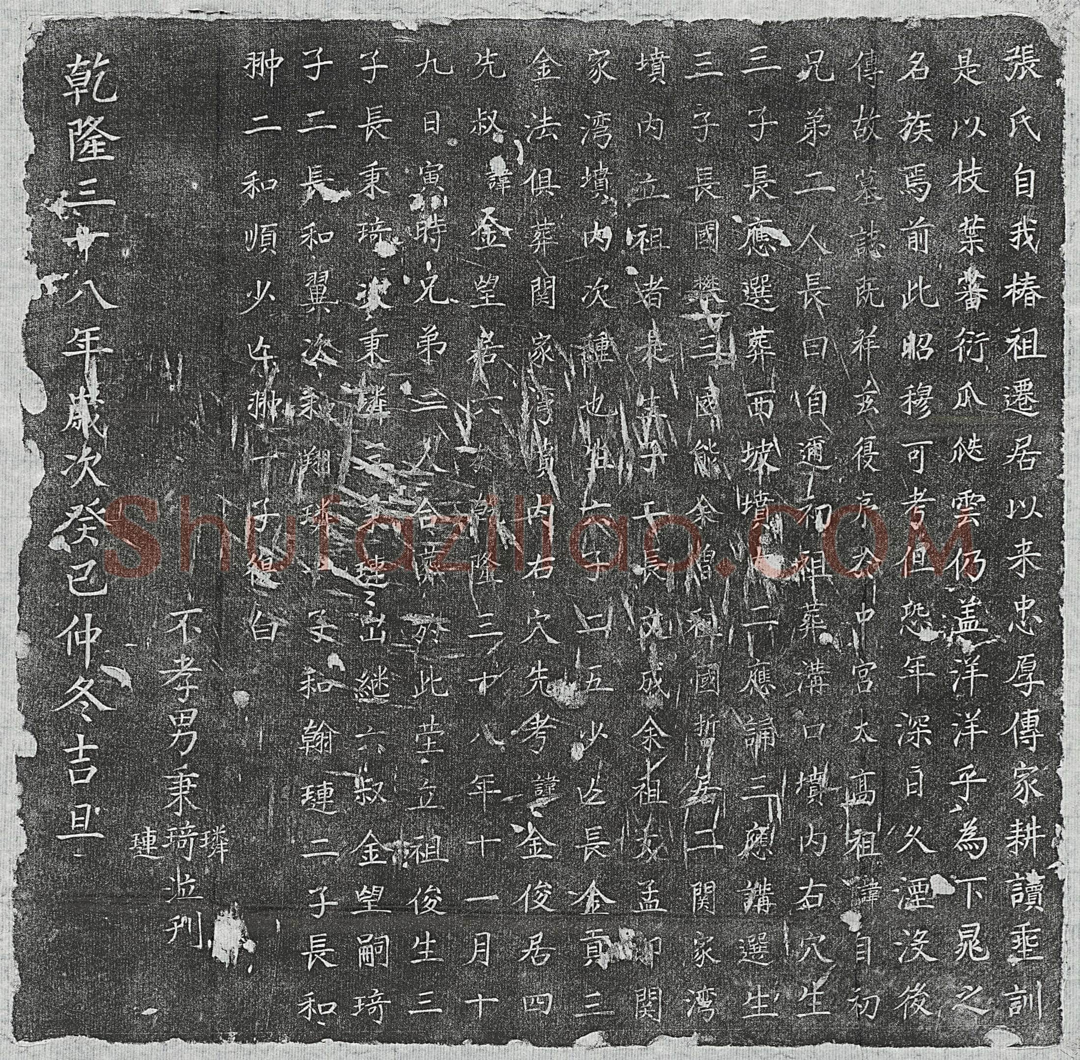 清张金俊及弟张金望墓誌
