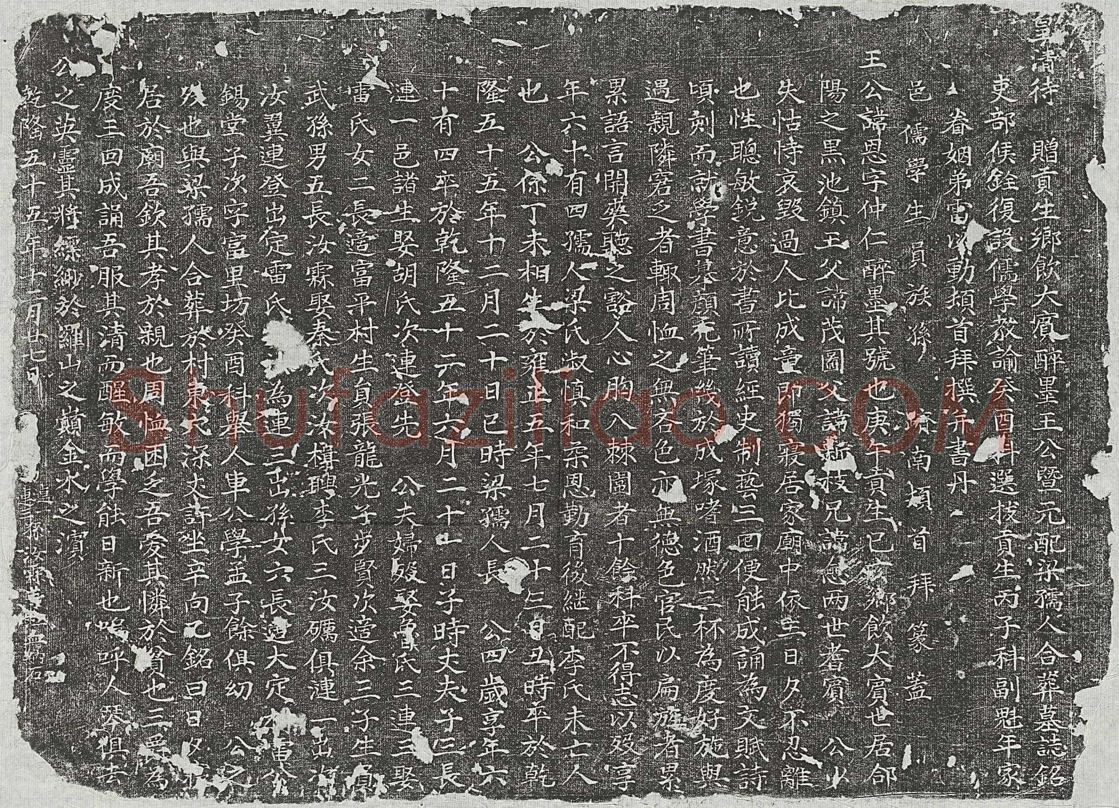 清 杨宋宦及妻庞氏 墓誌