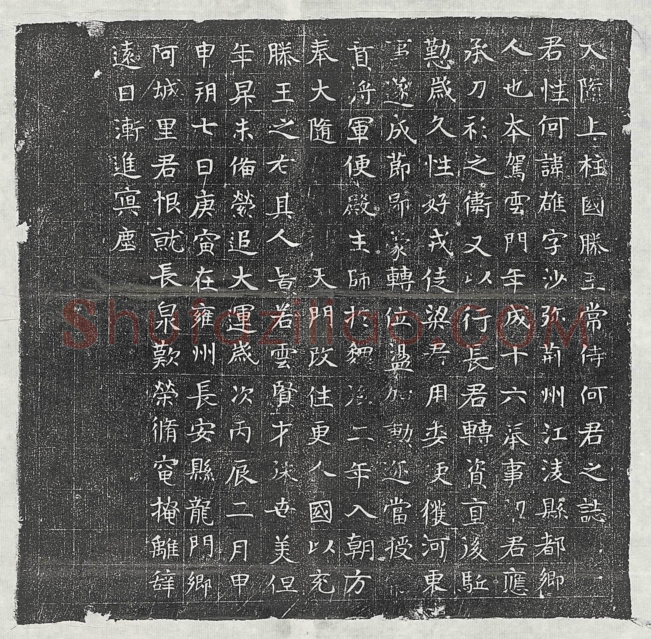 北朝 达苻忠 墓誌