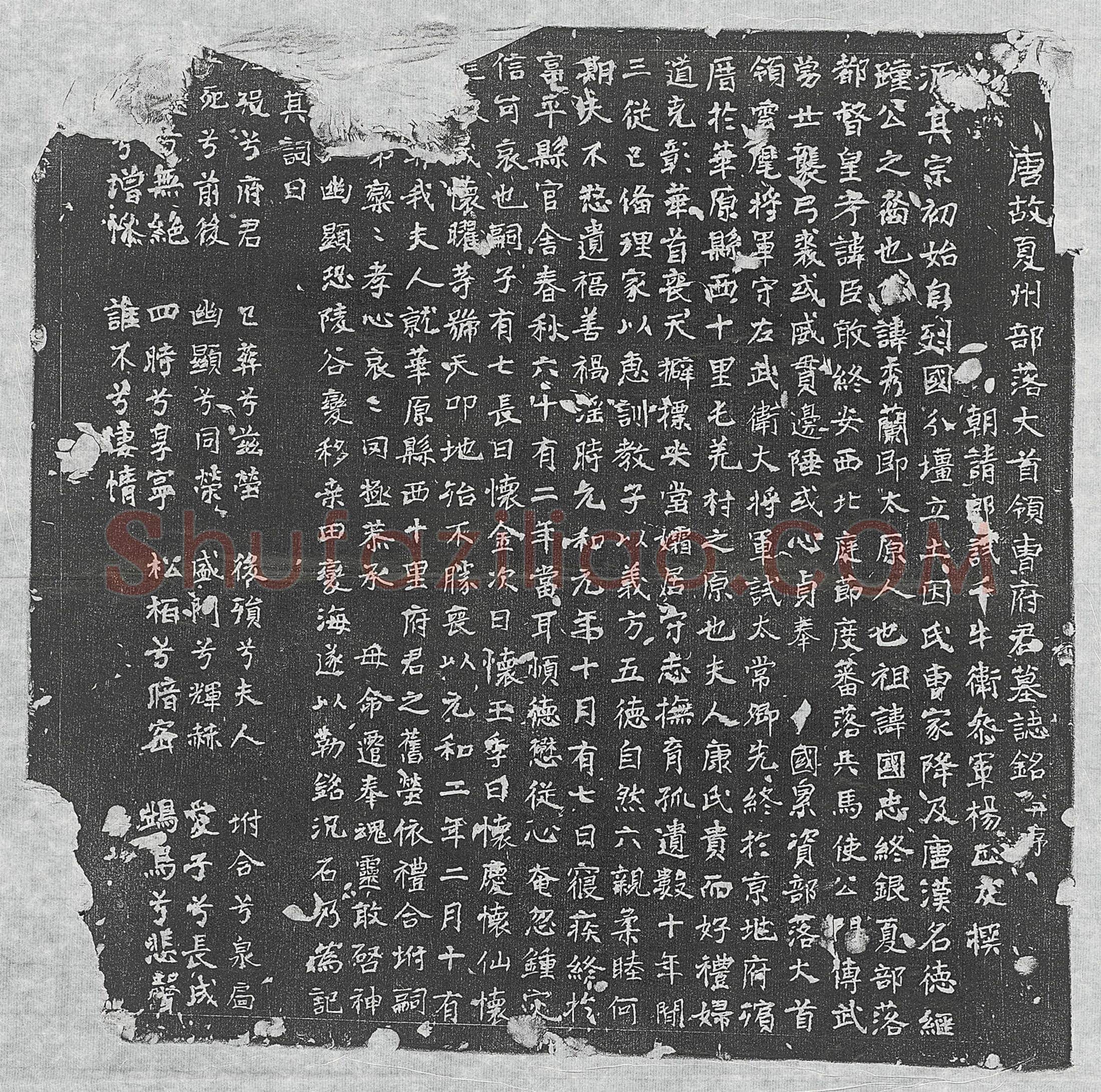 唐 荀曾 墓誌