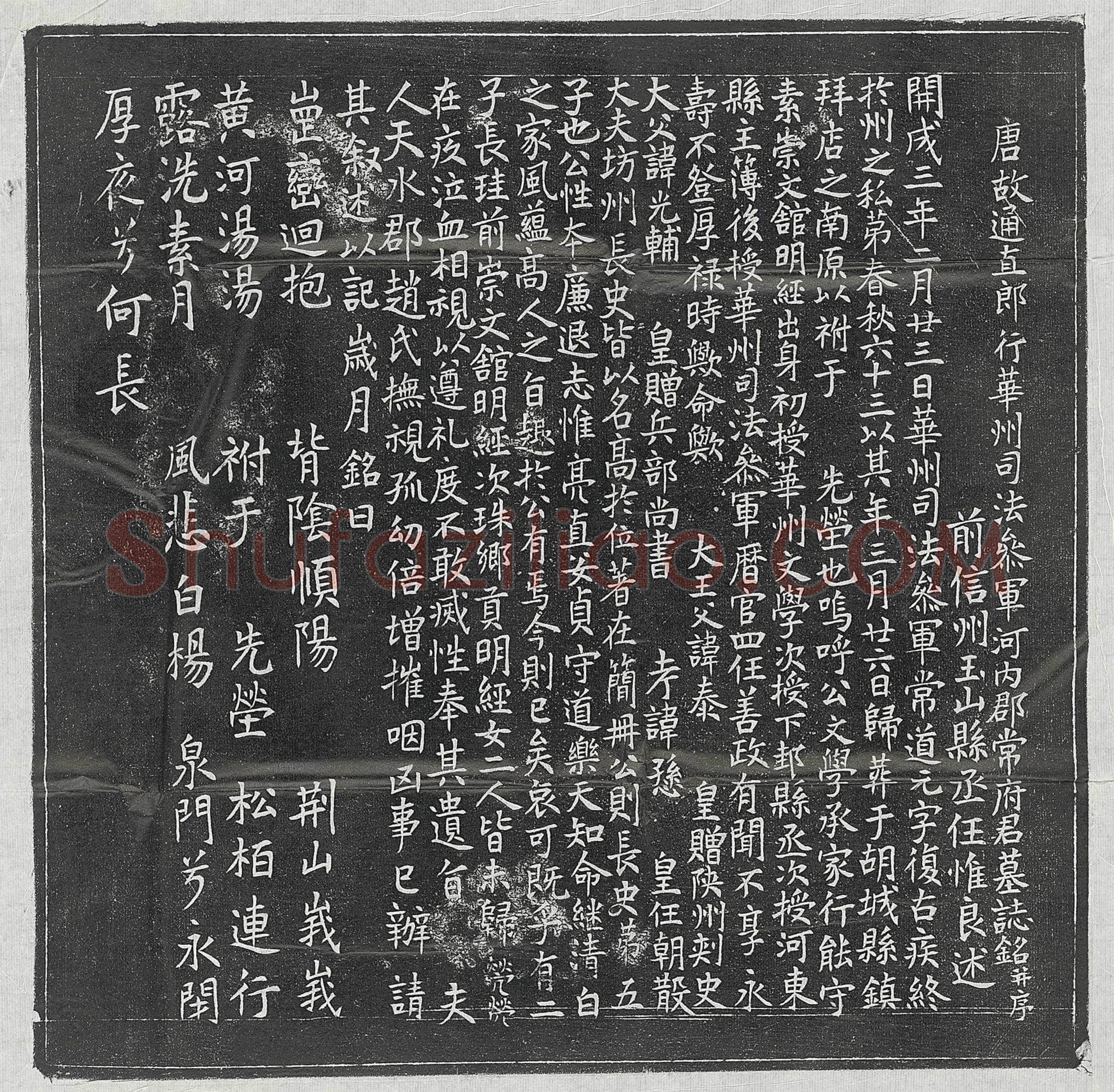 唐 张【仁】伦 墓誌