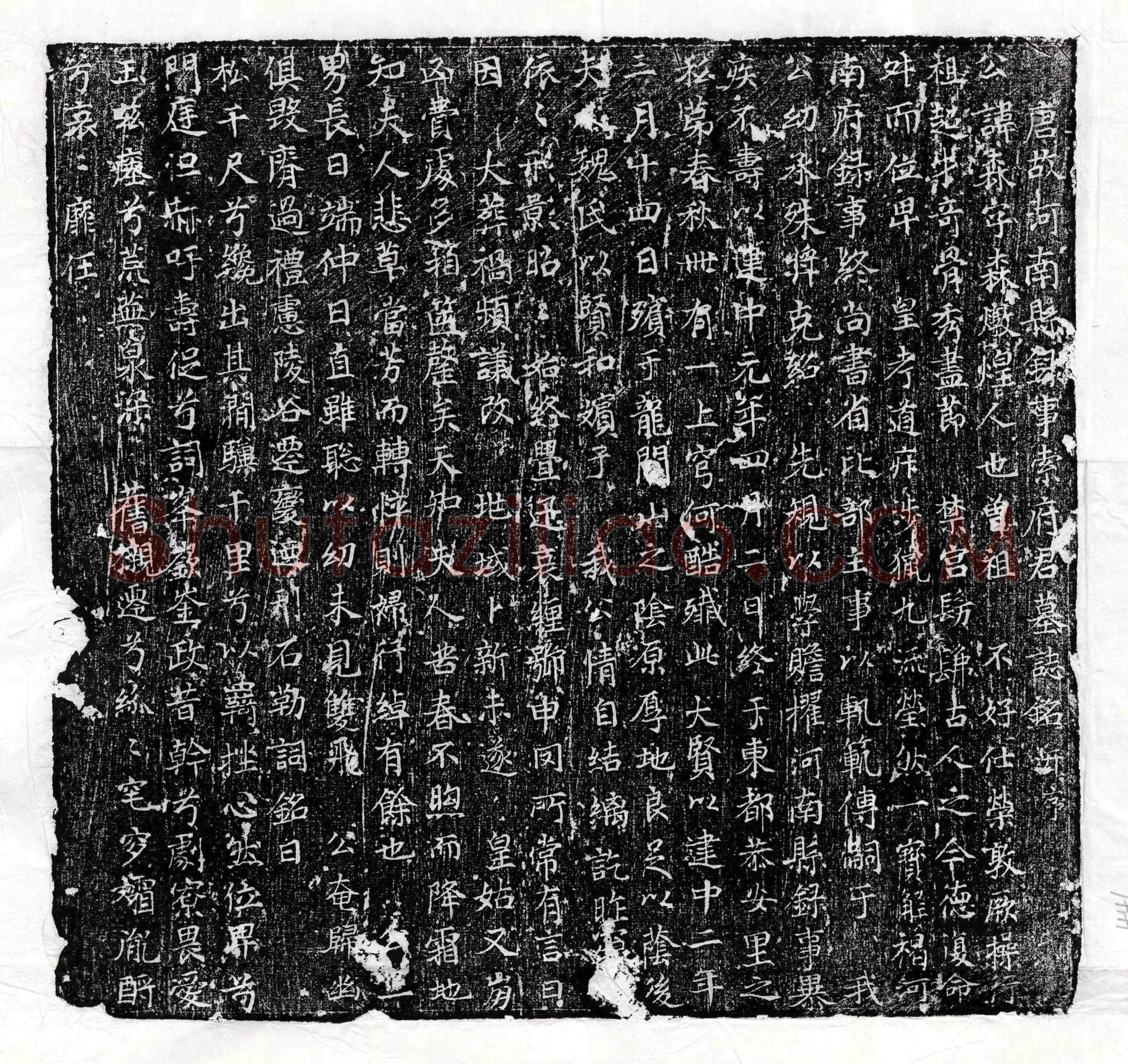 唐索森墓誌(唐故河南县录事索府君墓誌铭并序)