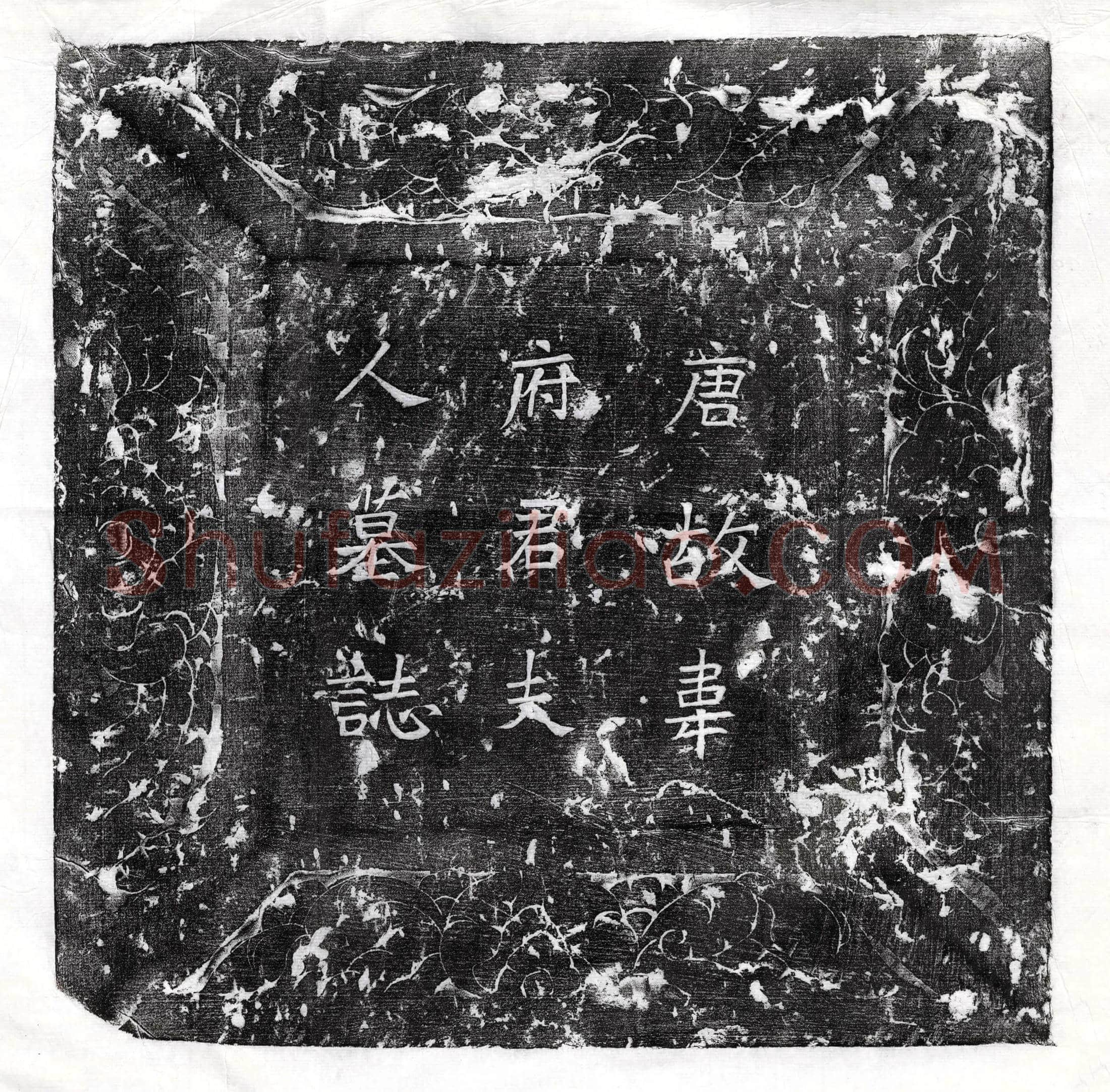 唐 长孙君妻柳云彩 墓誌