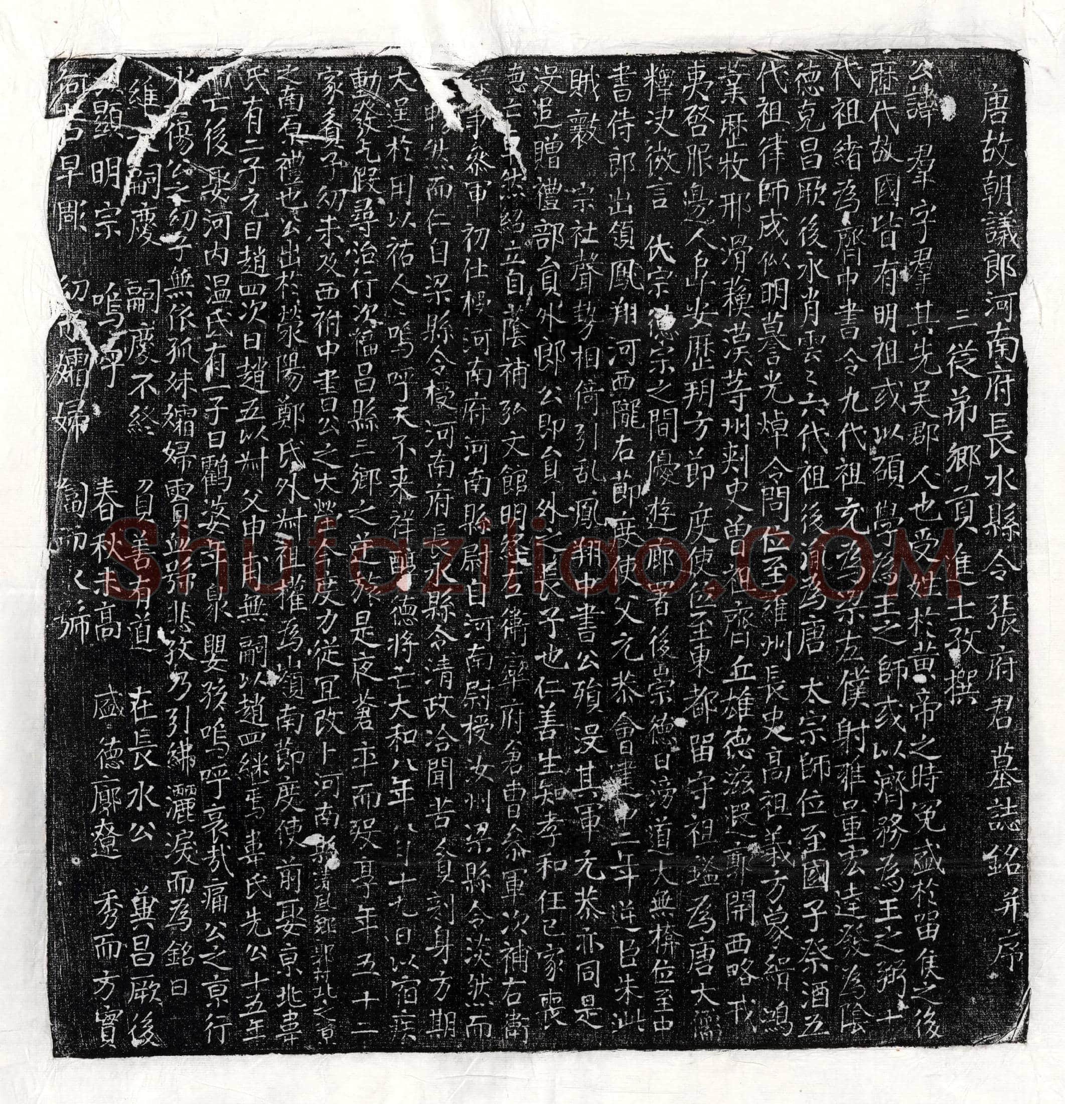 唐张群墓誌(唐故朝议郎河南府长水县令张府君墓誌铭并序)