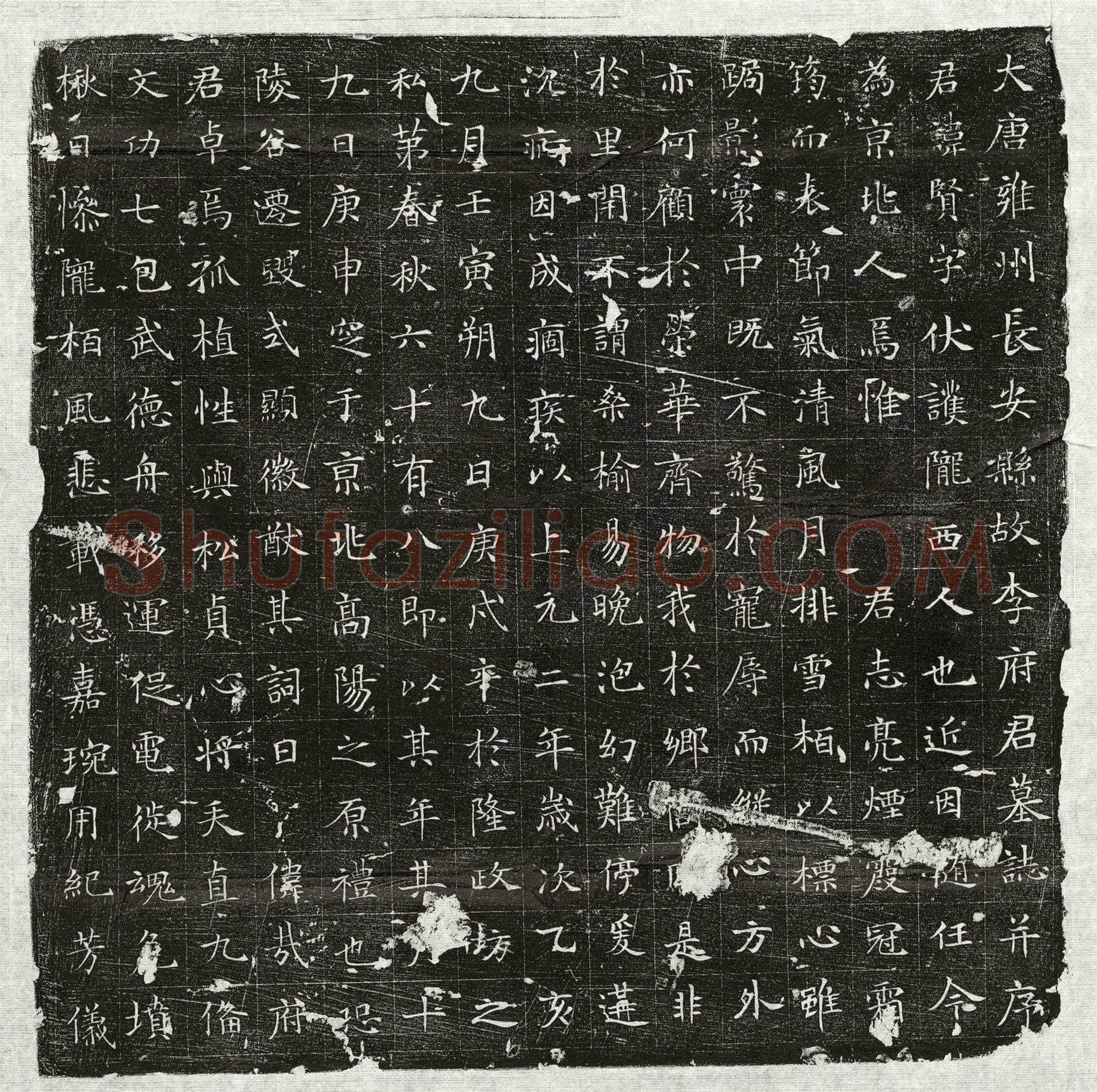 唐李贤墓誌(大唐雍州长安县故李府君墓誌并序)