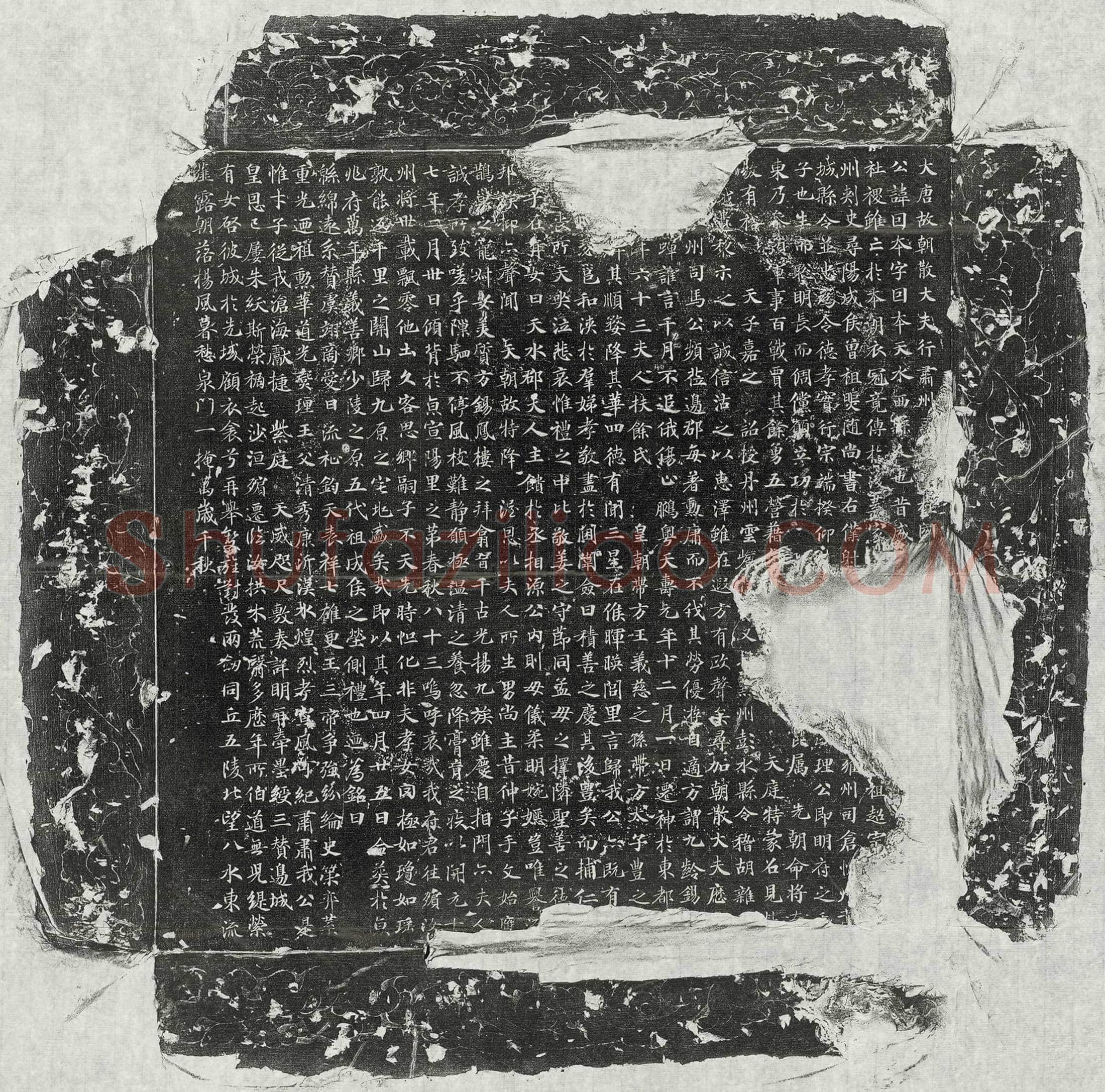唐赵因本墓誌(大唐故朝散大夫行肃州【司马上】柱国【/】)