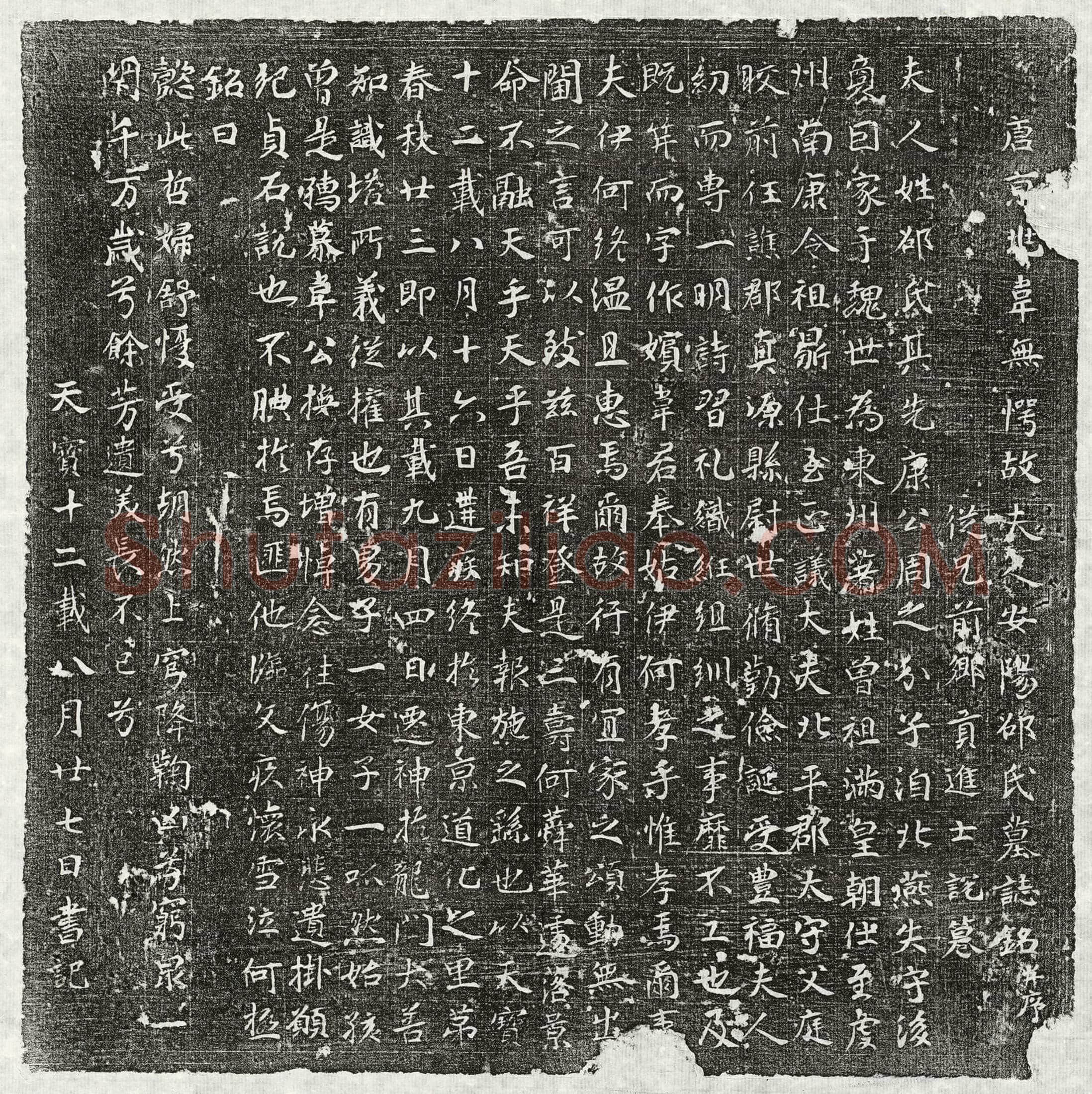 唐 王大隐 墓誌