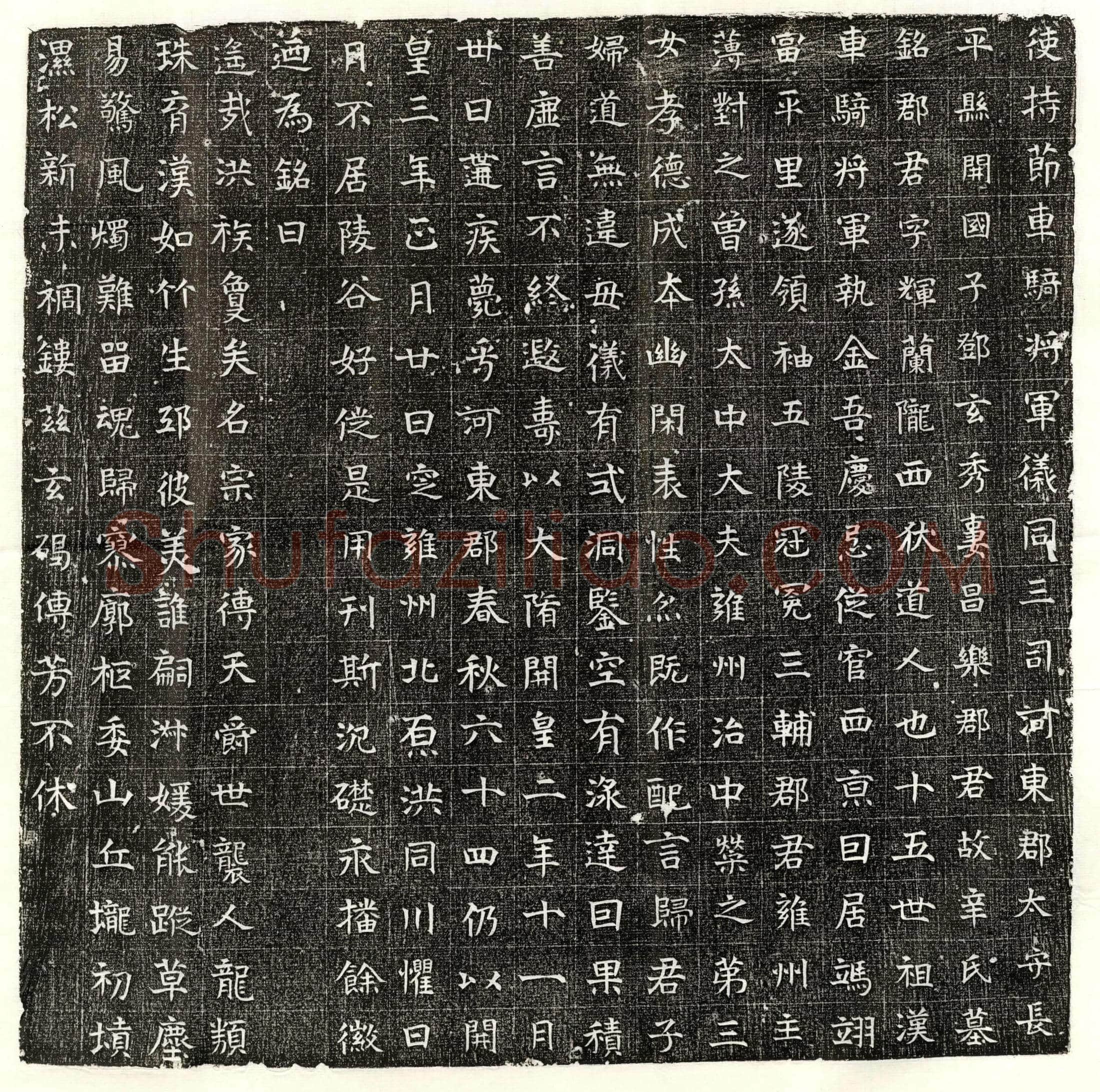 隋邓玄秀妻辛辉兰墓誌(使持节车骑将军仪同三司河东郡太守长平县开国子邓玄秀妻昌乐郡君故辛氏墓铭)