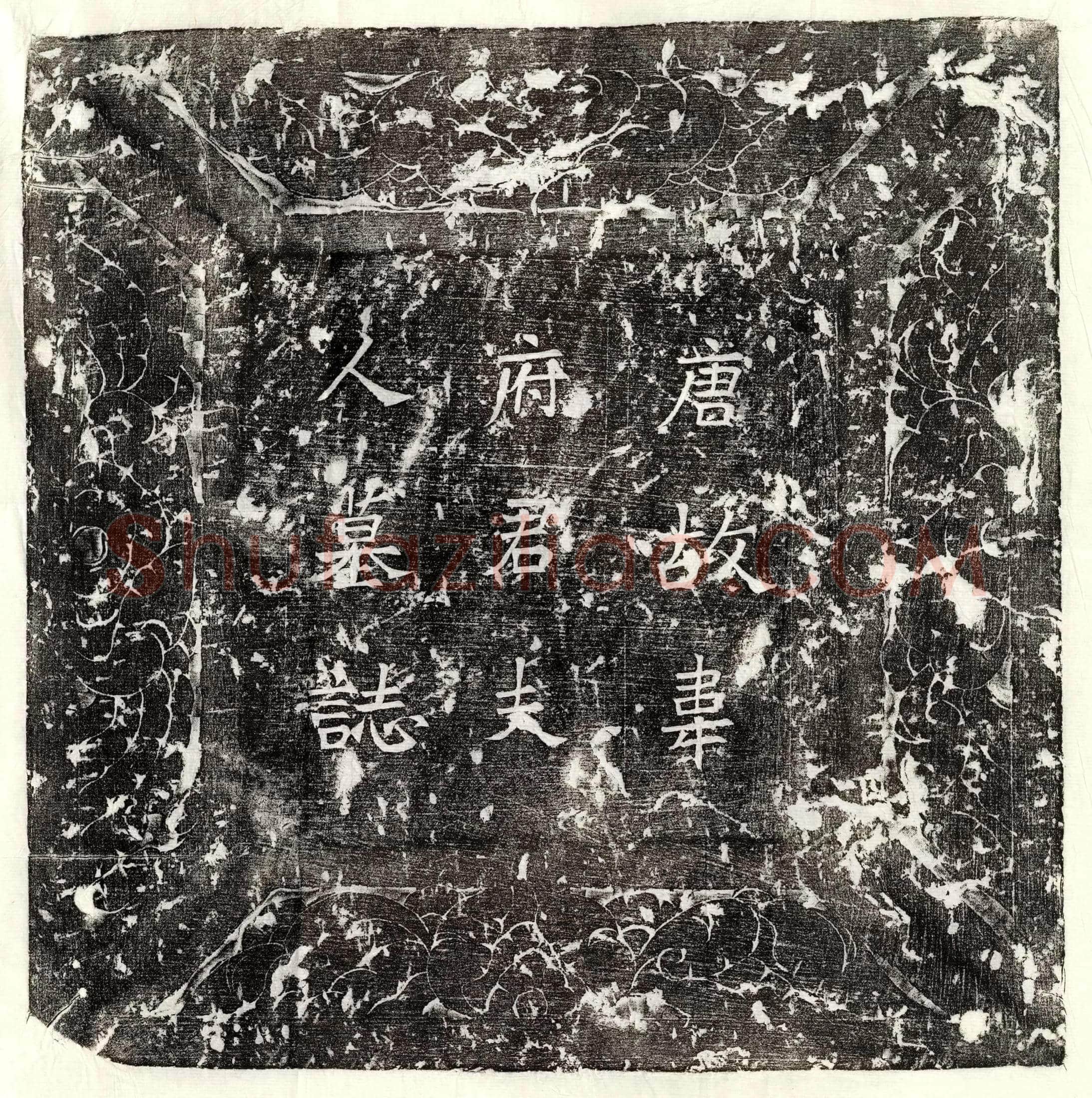唐韦君妻冯氏墓誌(大唐故眉州录事参军韦府君夫人墓誌铭并序)