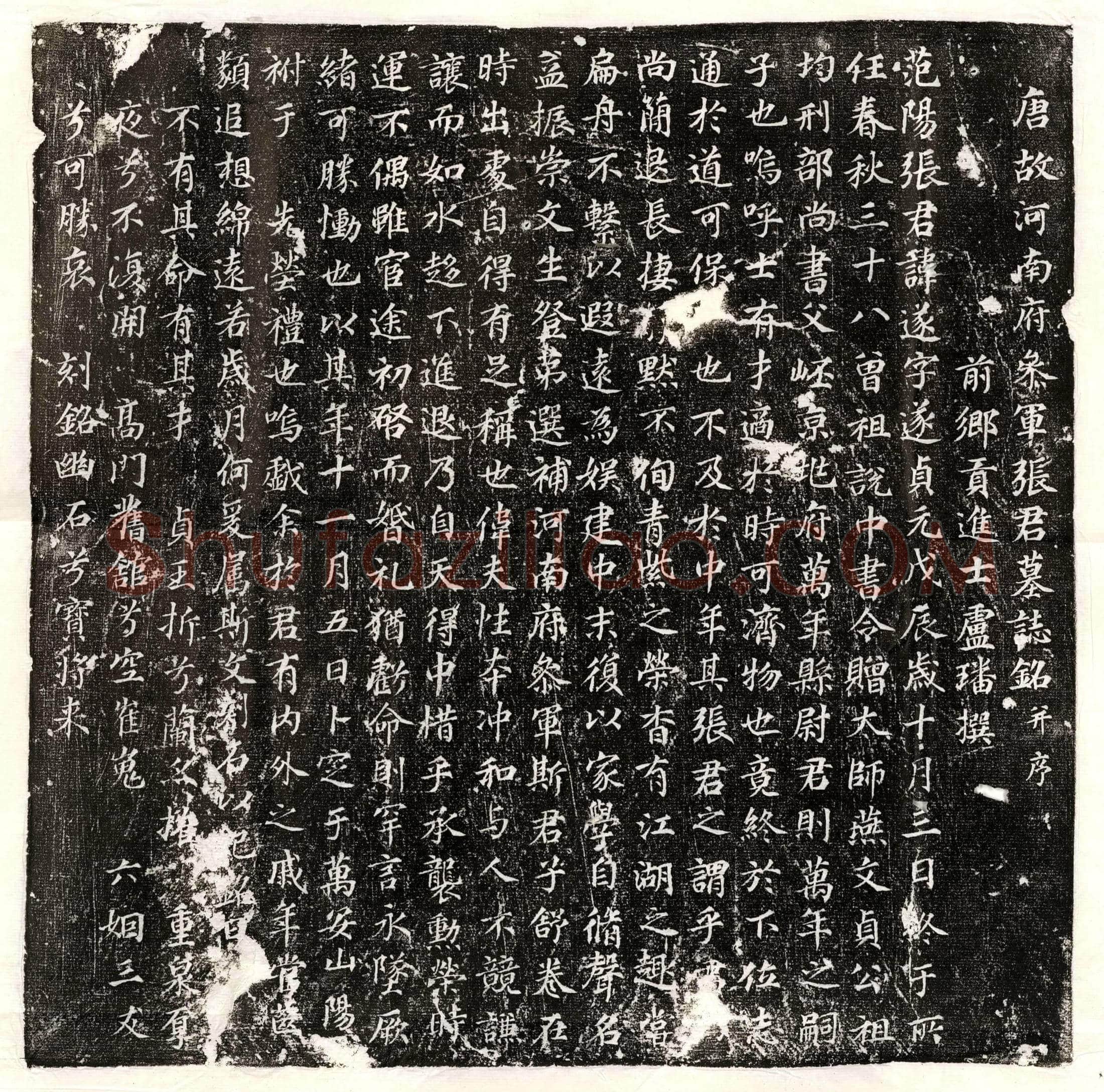 唐 长孙重阳 墓誌