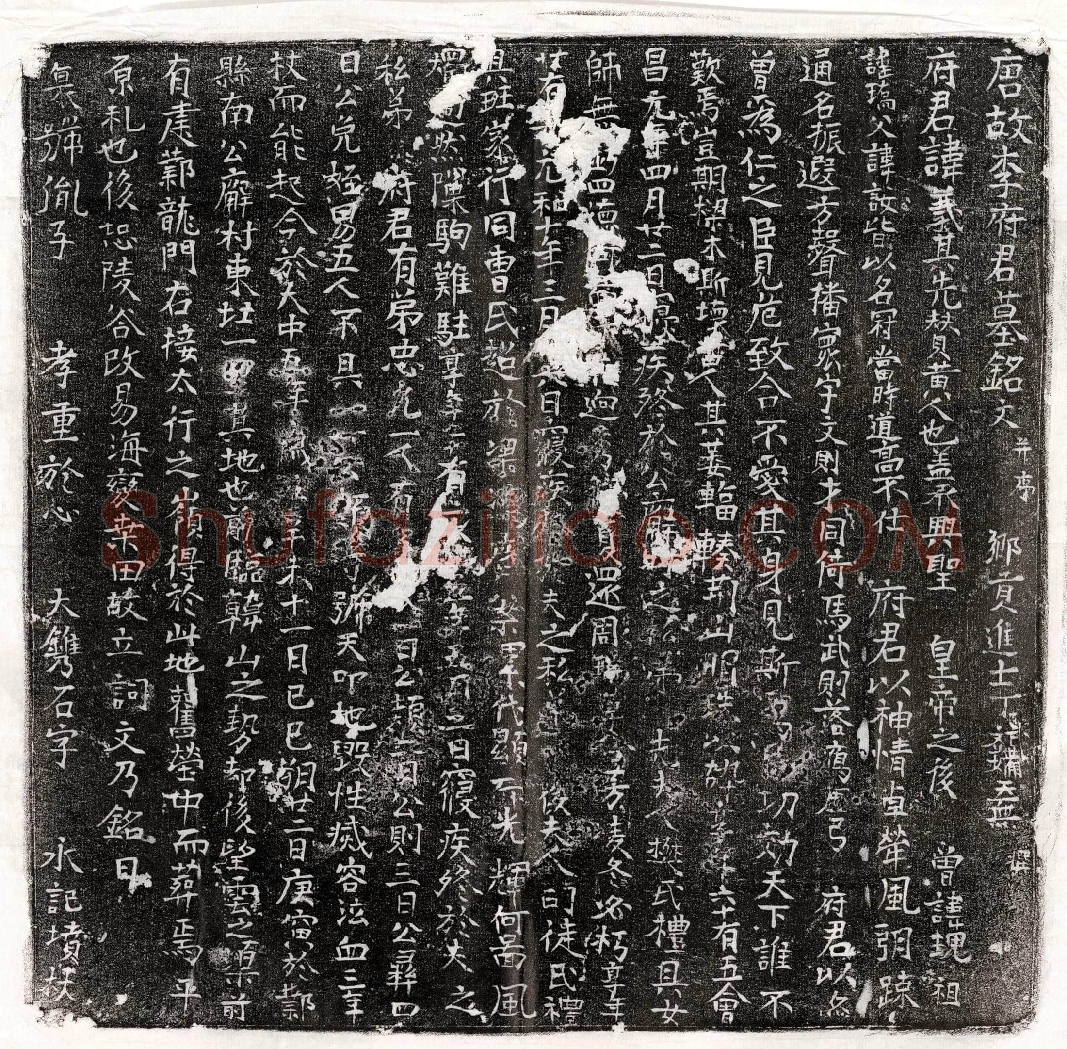 唐李义墓誌(唐故李府君墓铭文并序)
