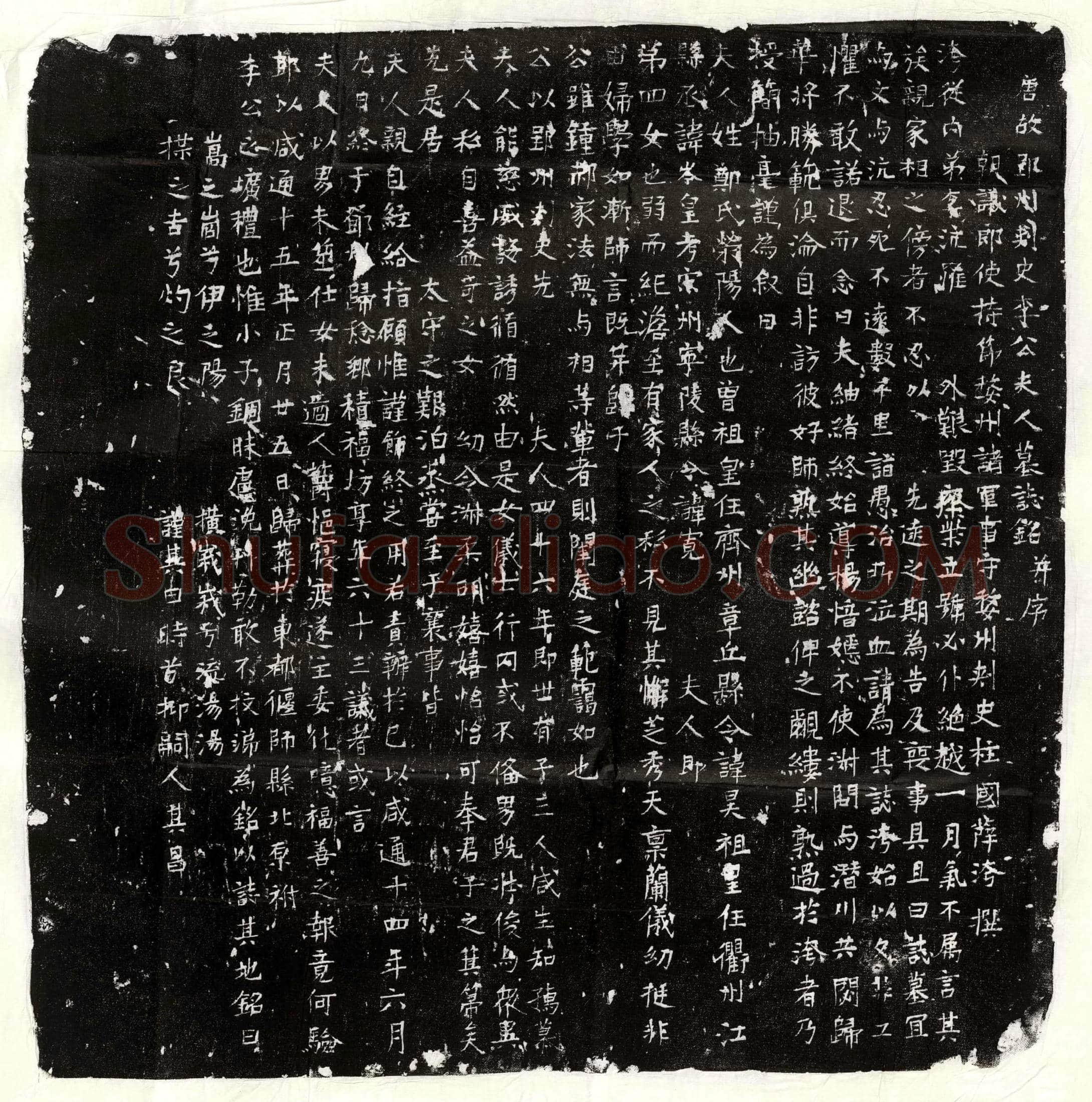 唐 □君妻严氏 墓誌