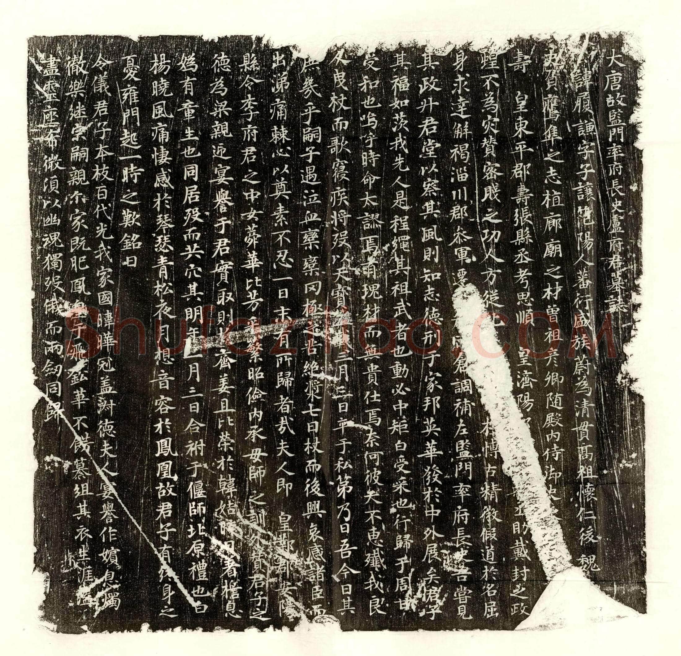 唐 马伏恩 墓誌