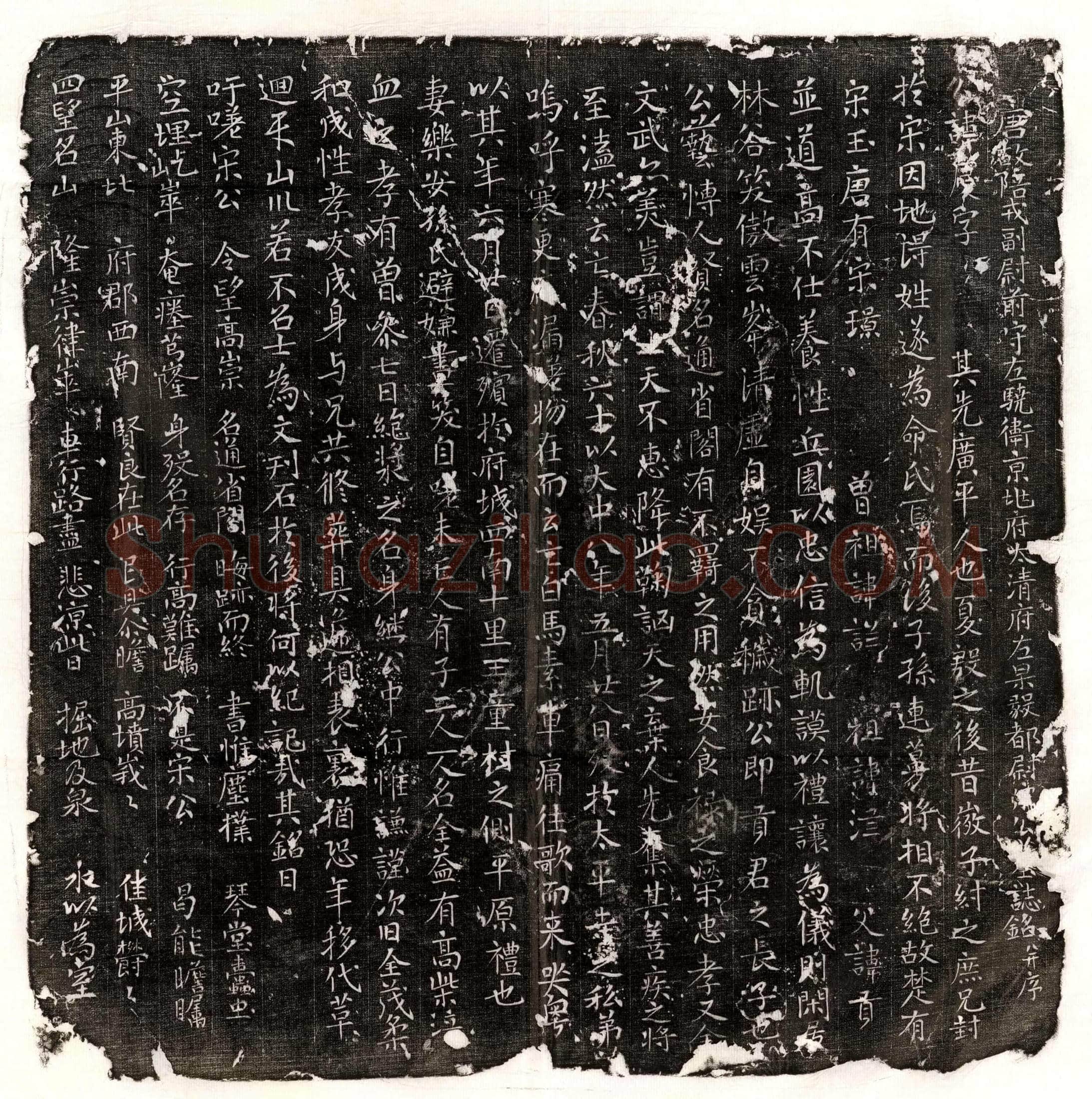 唐 韦君妻元淑姿 墓誌