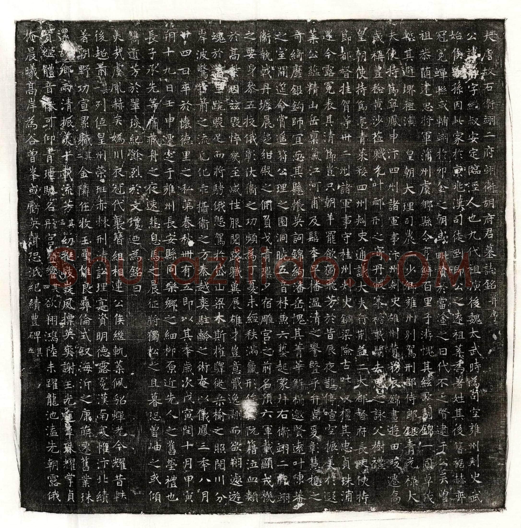唐胡静墓誌(大唐故右卫翊二府翊卫胡府君墓誌铭并序)