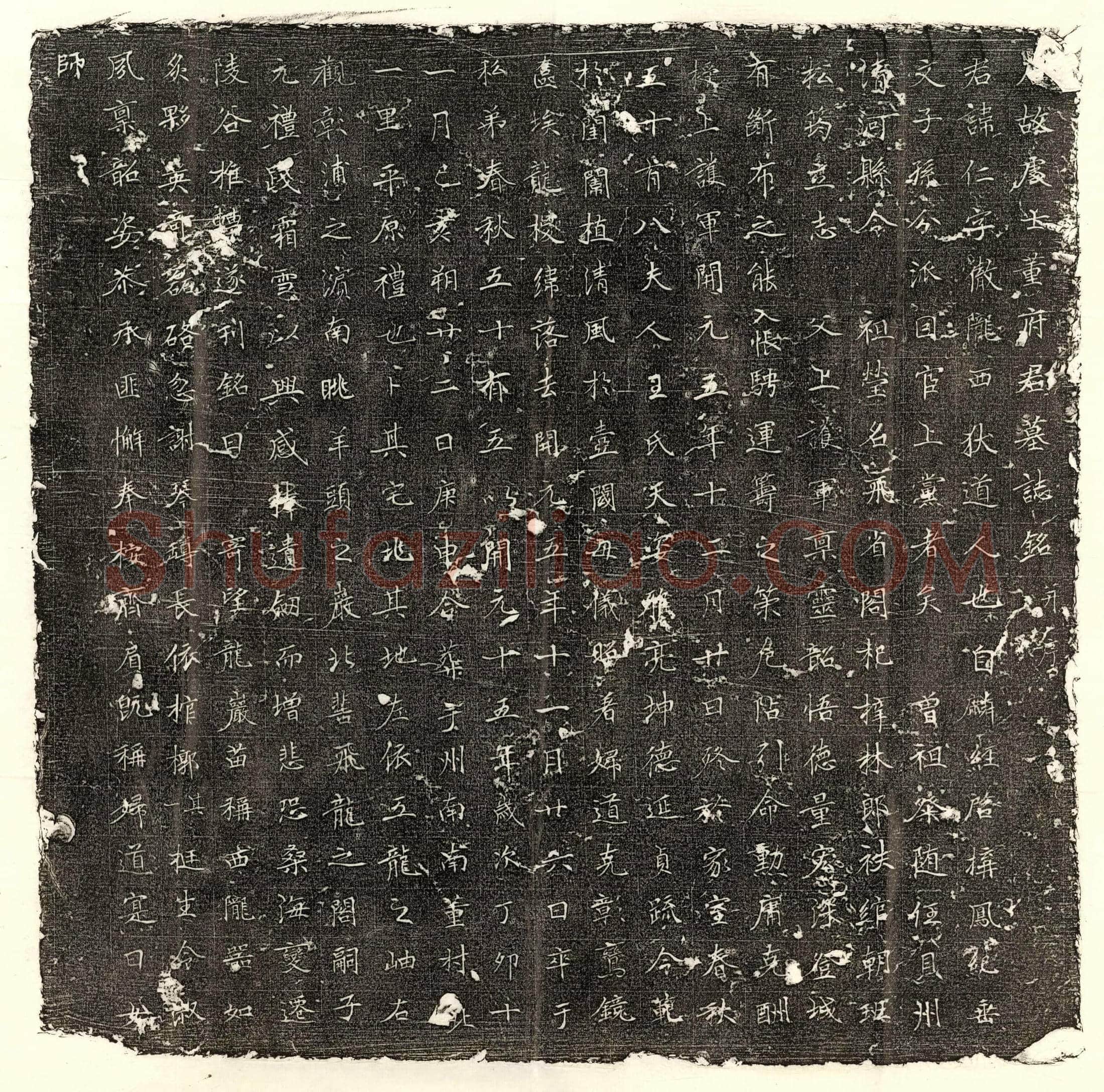 唐董仁墓誌(唐故处士董府君墓誌铭并序)