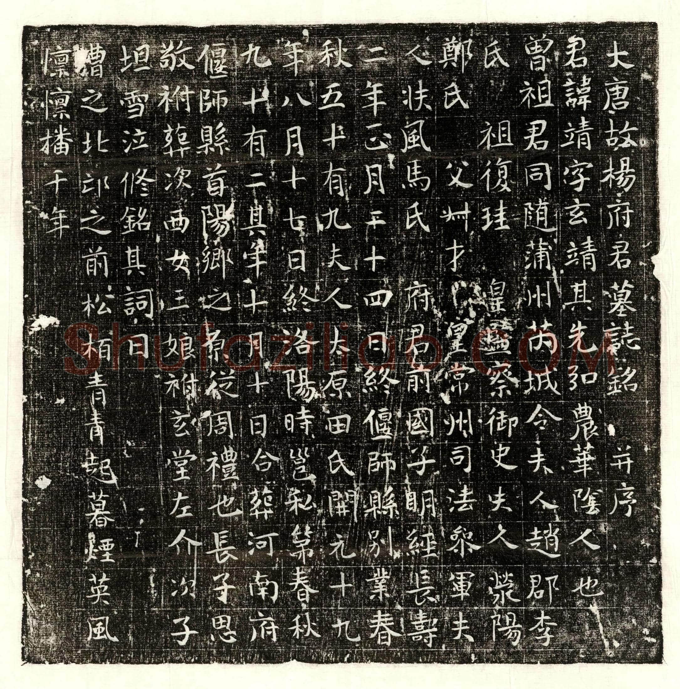 唐 王后炽 墓誌