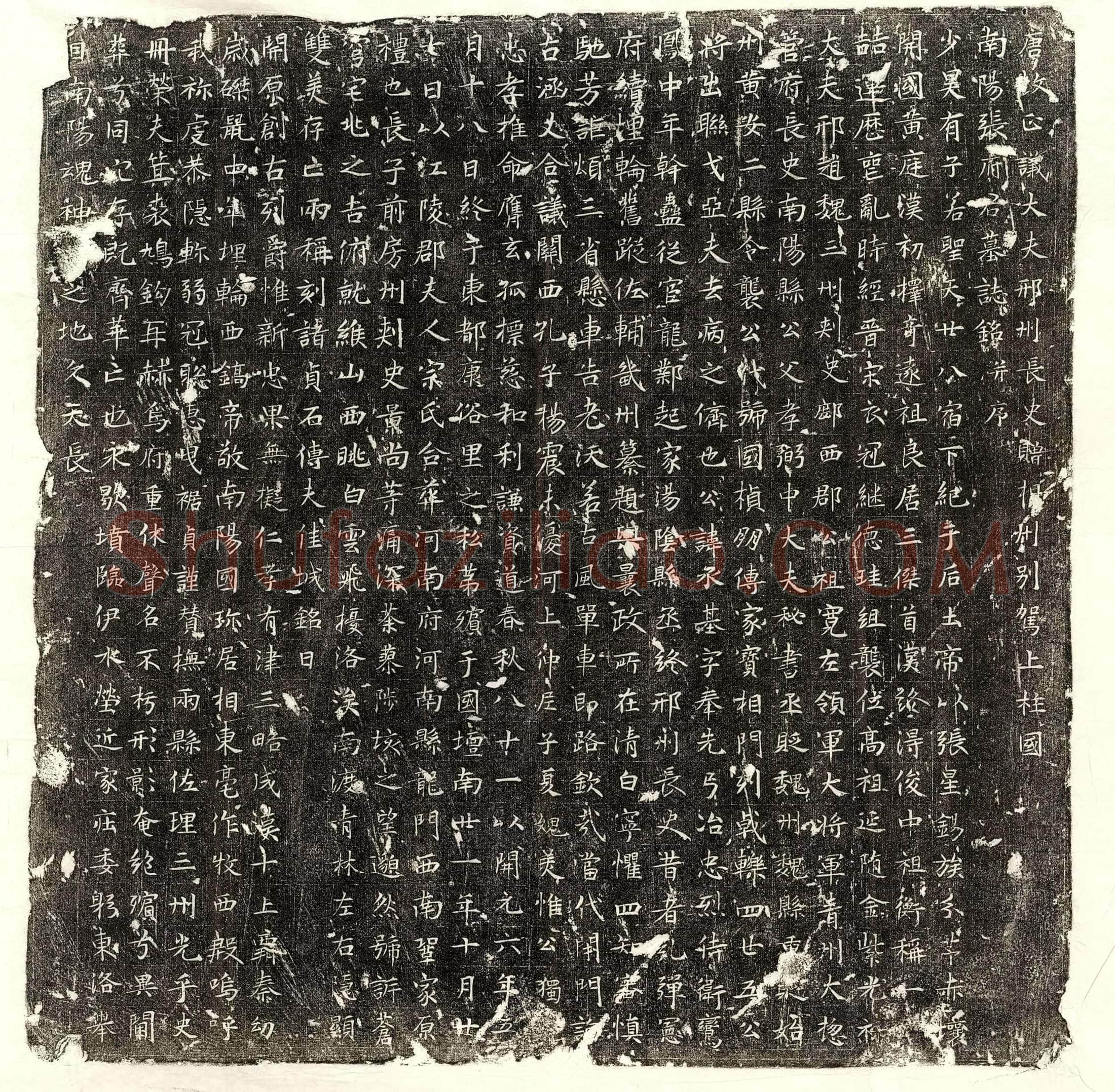 唐张氶基墓誌(唐故正议大夫邢州长史赠相州别驾上柱国南阳张府君墓誌铭并序)