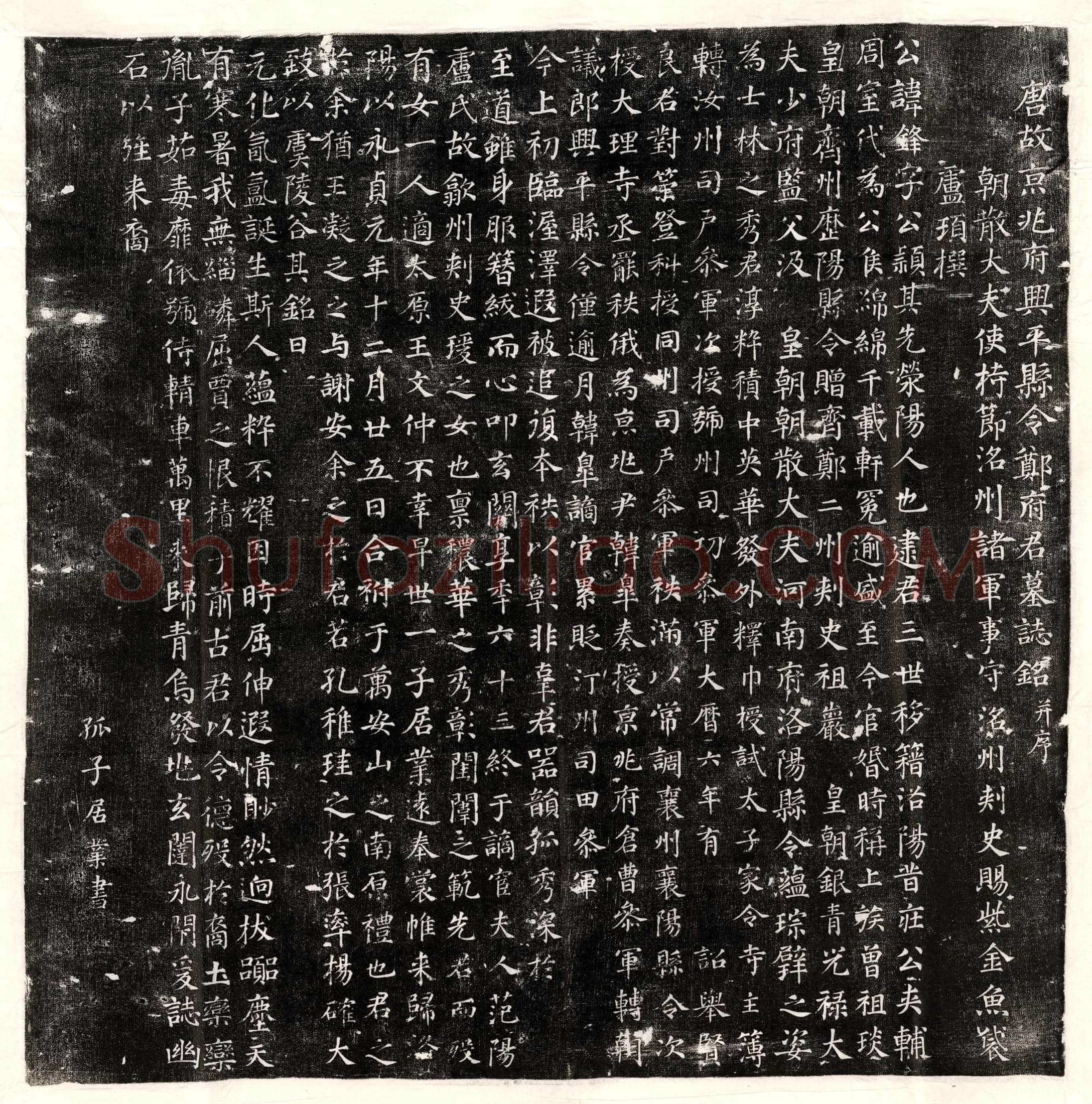 唐 杨景祐 杨景祐妻李如意 墓誌